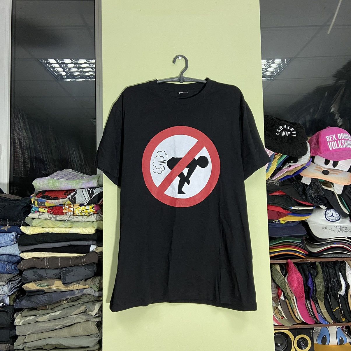 Vintage Vintage 90s Graphic Tee Humor Skate Punk Streetwear Slim XL Size US XL / EU 56 / 4 - 2 Thumbnail