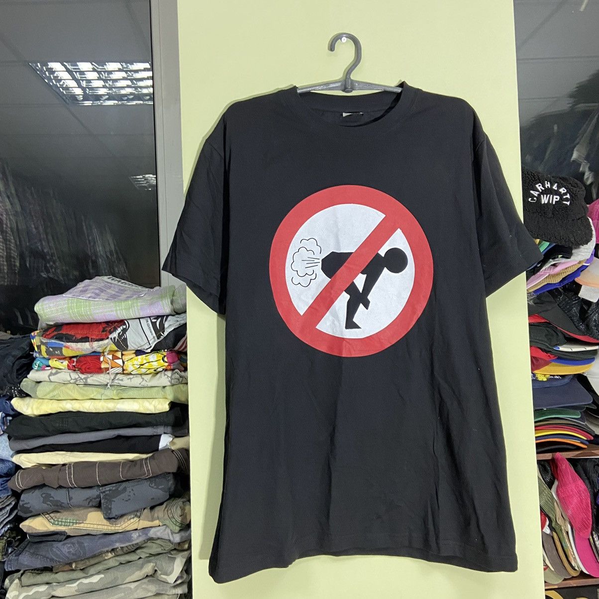 Vintage Vintage 90s Graphic Tee Humor Skate Punk Streetwear Slim XL Size US XL / EU 56 / 4 - 3 Thumbnail