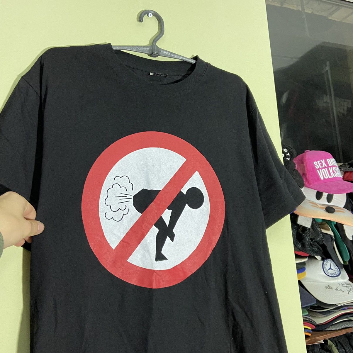 Vintage Vintage 90s Graphic Tee Humor Skate Punk Streetwear Slim XL Size US XL / EU 56 / 4 - 5 Thumbnail