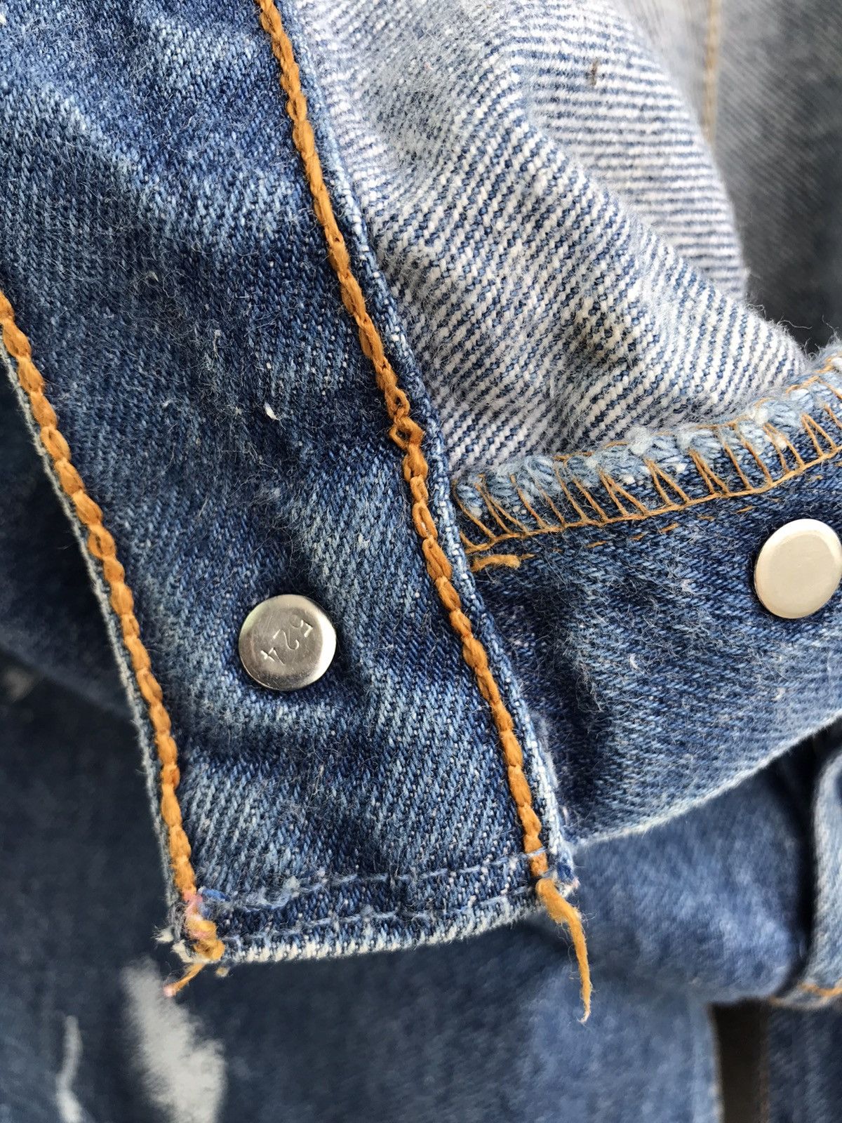 Levi's Vintage Levis Paint Splatter Denim Jeans USA button #524 Size US 38 / EU 54 - 12 Thumbnail