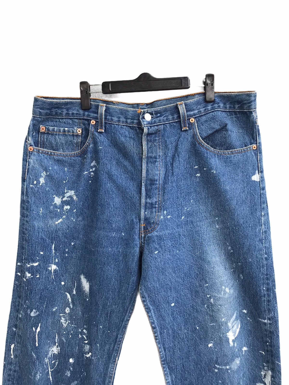 Levi's Vintage Levis Paint Splatter Denim Jeans USA button #524 Size US 38 / EU 54 - 8 Thumbnail