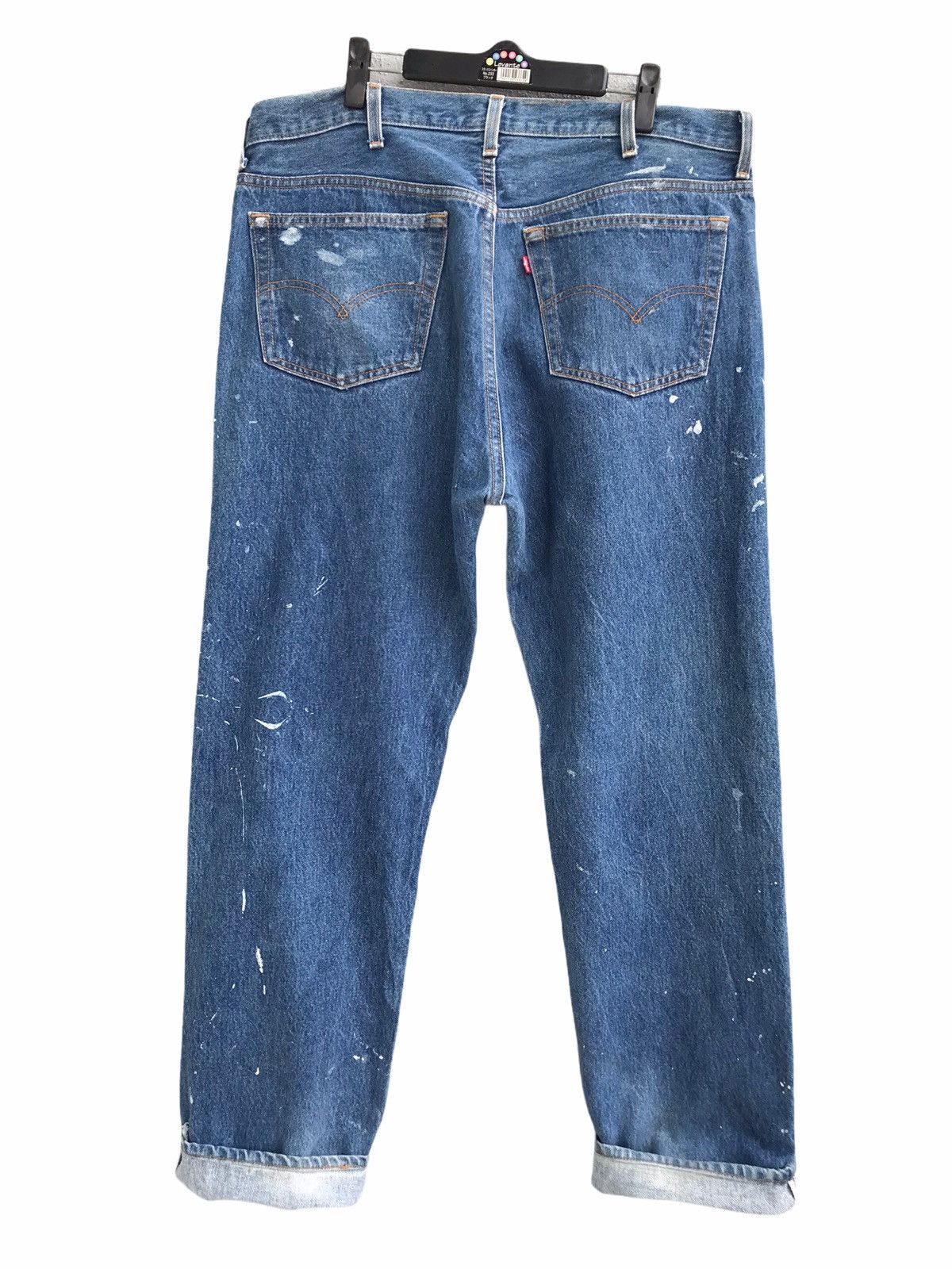 Levi's Vintage Levis Paint Splatter Denim Jeans USA button #524 Size US 38 / EU 54 - 2 Thumbnail