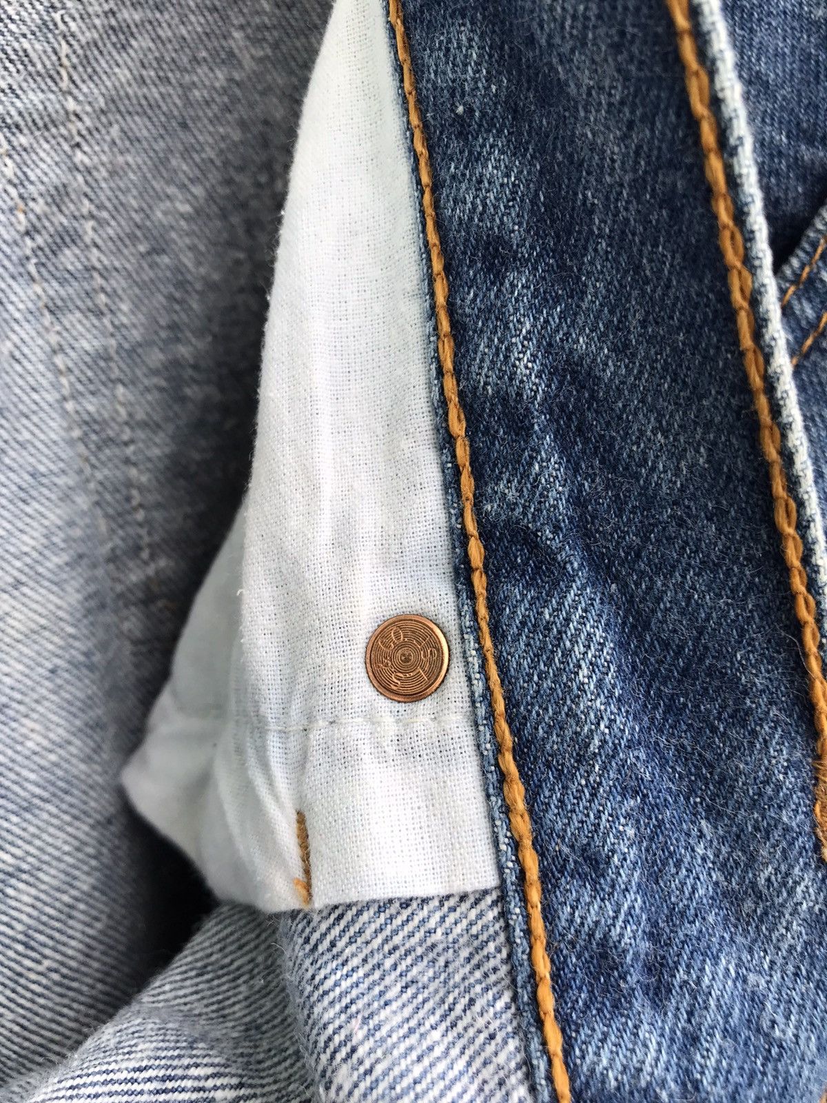 Levi's Vintage Levis Paint Splatter Denim Jeans USA button #524 Size US 38 / EU 54 - 11 Thumbnail