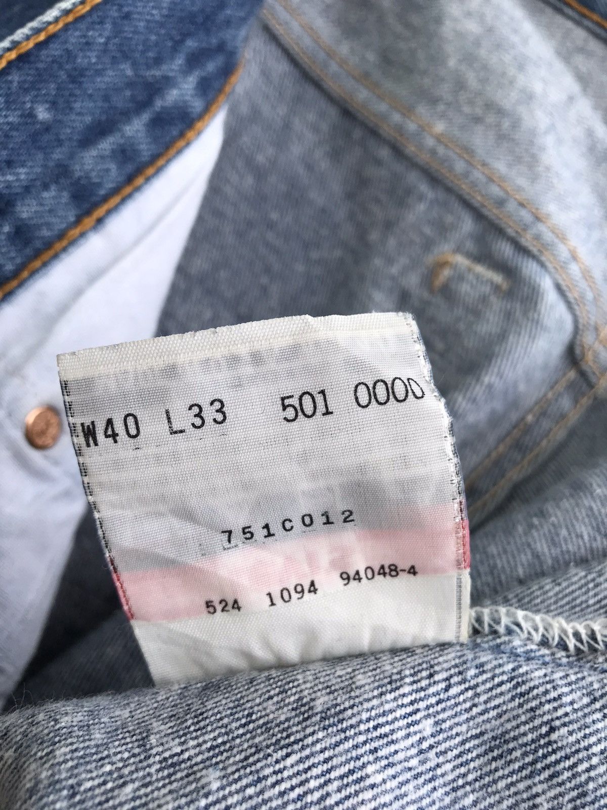 Levi's Vintage Levis Paint Splatter Denim Jeans USA button #524 Size US 38 / EU 54 - 9 Thumbnail