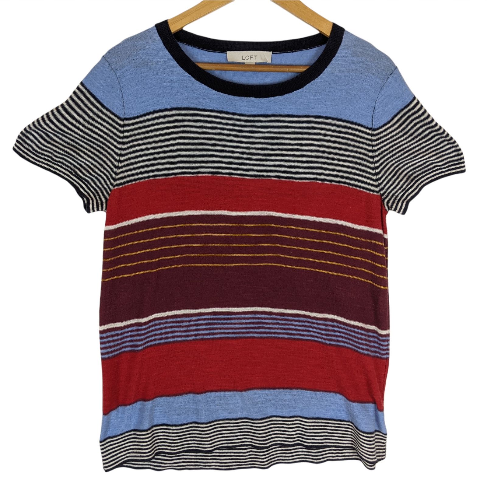 Japanese Brand LOFT Japan Striped T-Shirt Size US M / EU 48-50 / 2 - 2 Thumbnail