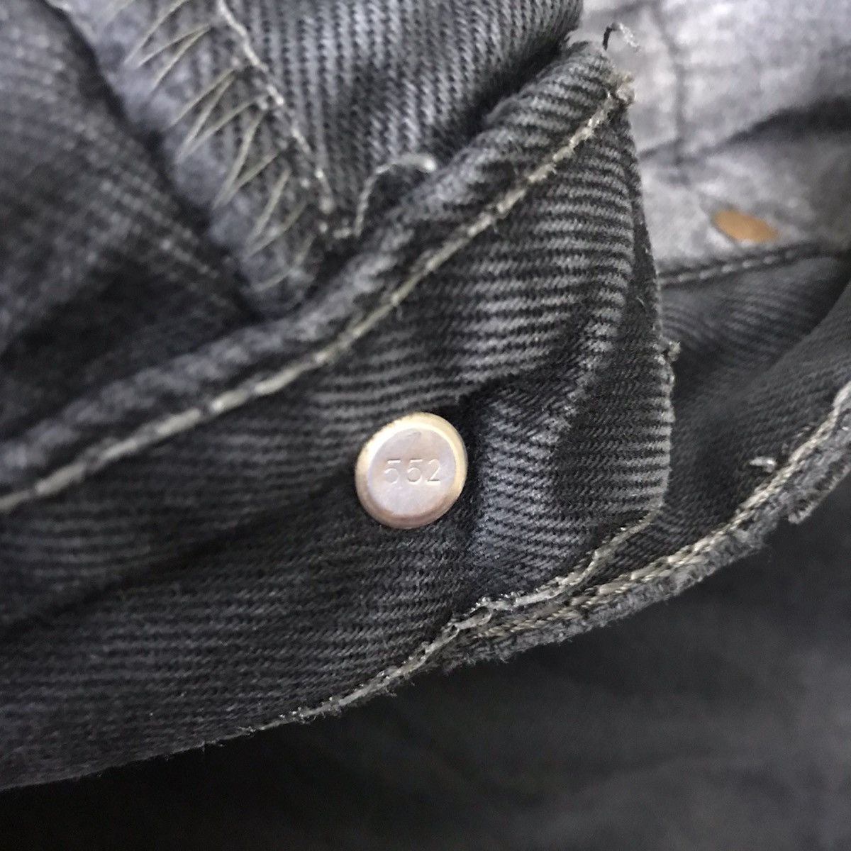 Levi's Vintage 90s Levis 501 Black Denim Jeans Made in USA Size US 31 - 18 Thumbnail