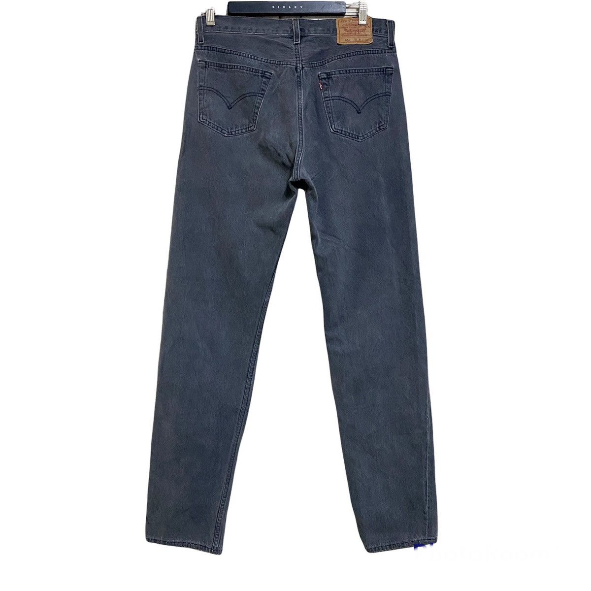 Levi's Vintage 90s Levis 501 Black Faded Jeans 34x35 Made USA Size US 34 / EU 50 - 1 Thumbnail