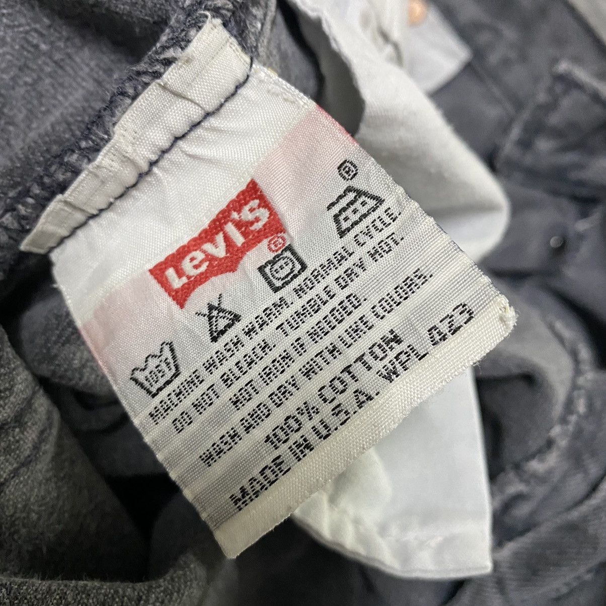 Levi's Vintage 90s Levis 501 Black Faded Jeans 34x35 Made USA Size US 34 / EU 50 - 15 Thumbnail