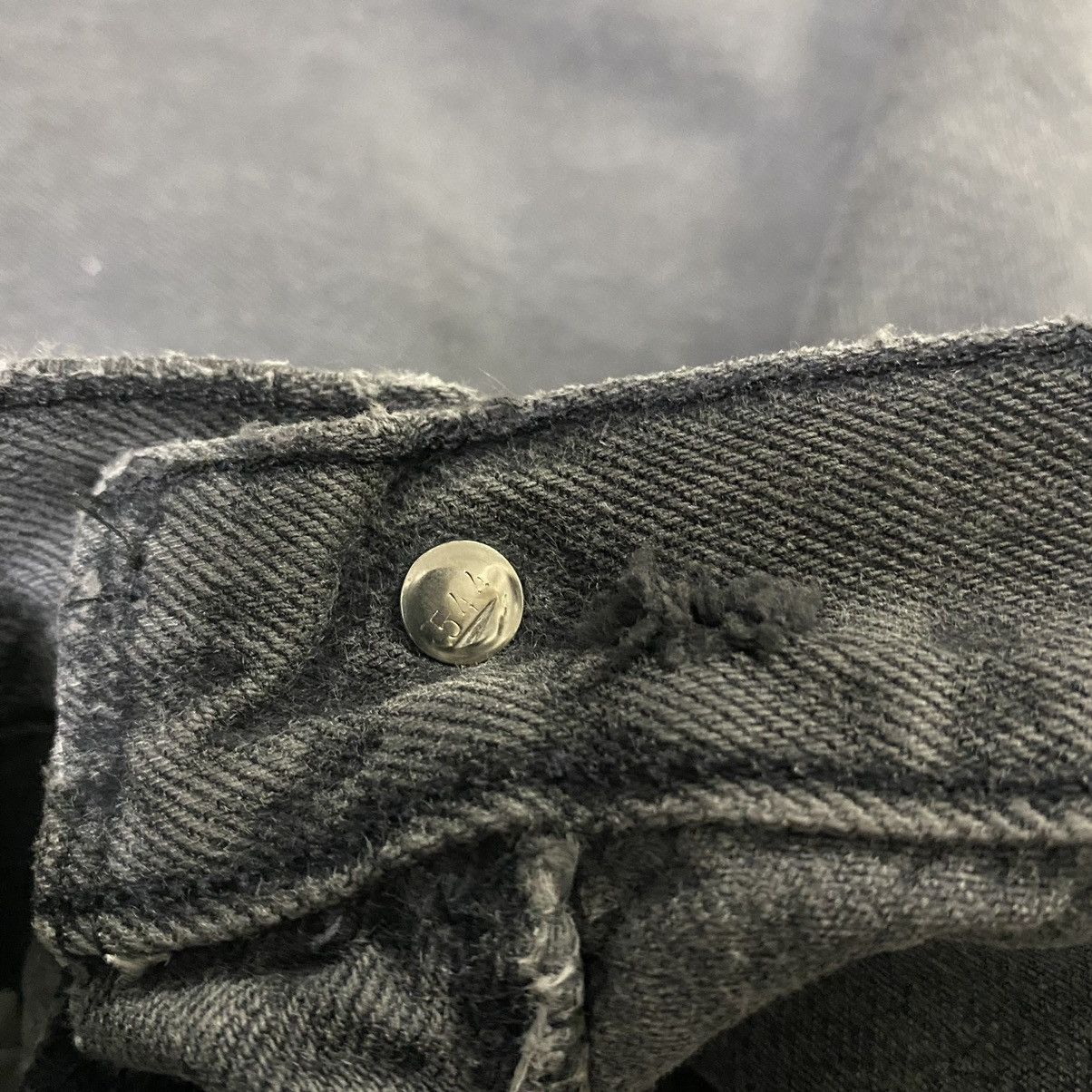 Levi's Vintage 90s Levis 501 Black Faded Jeans 34x35 Made USA Size US 34 / EU 50 - 14 Thumbnail