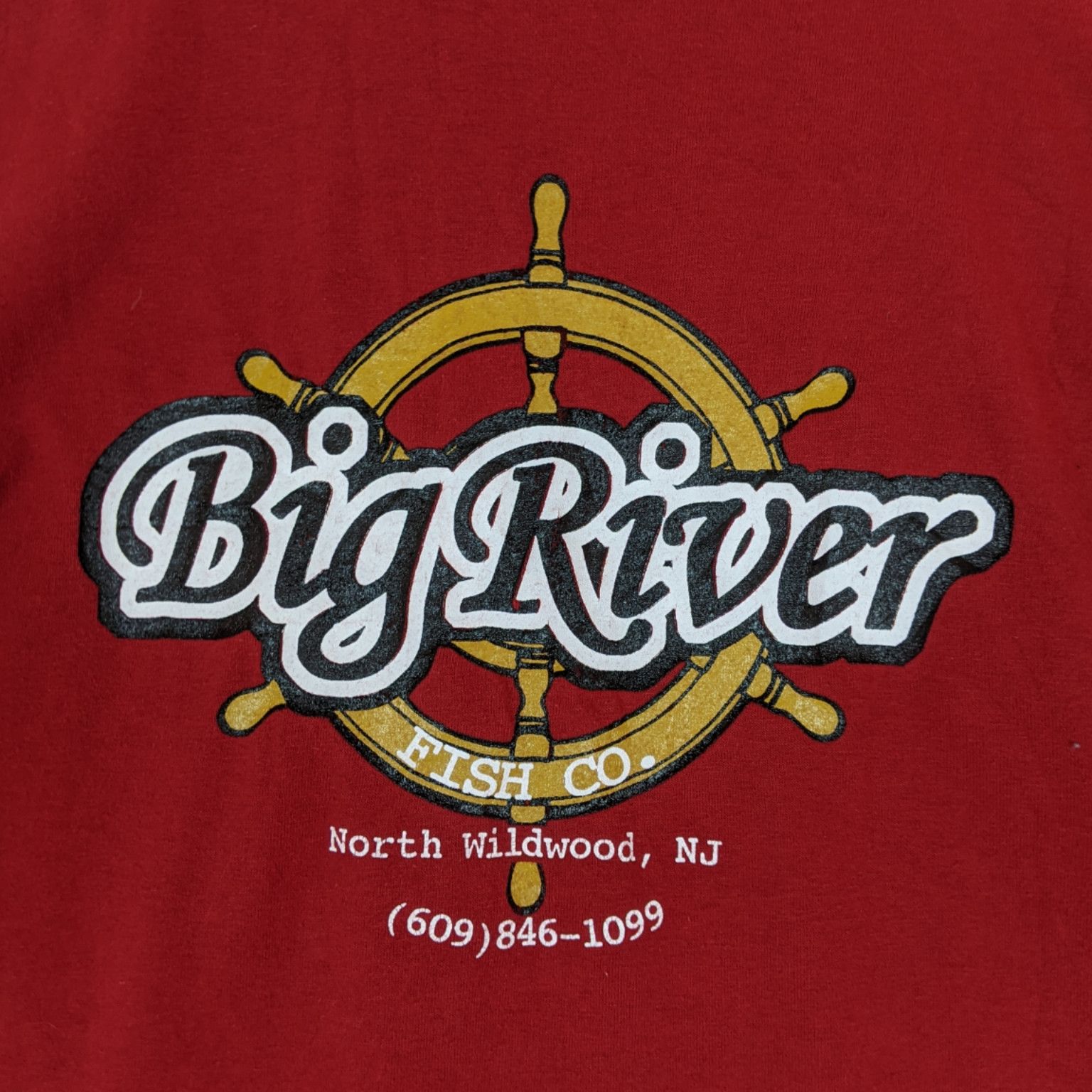 Jerzees Vintage 90's BIG RIVER Fish Co Jerzees T-Shirt Size US M / EU 48-50 / 2 - 4 Thumbnail