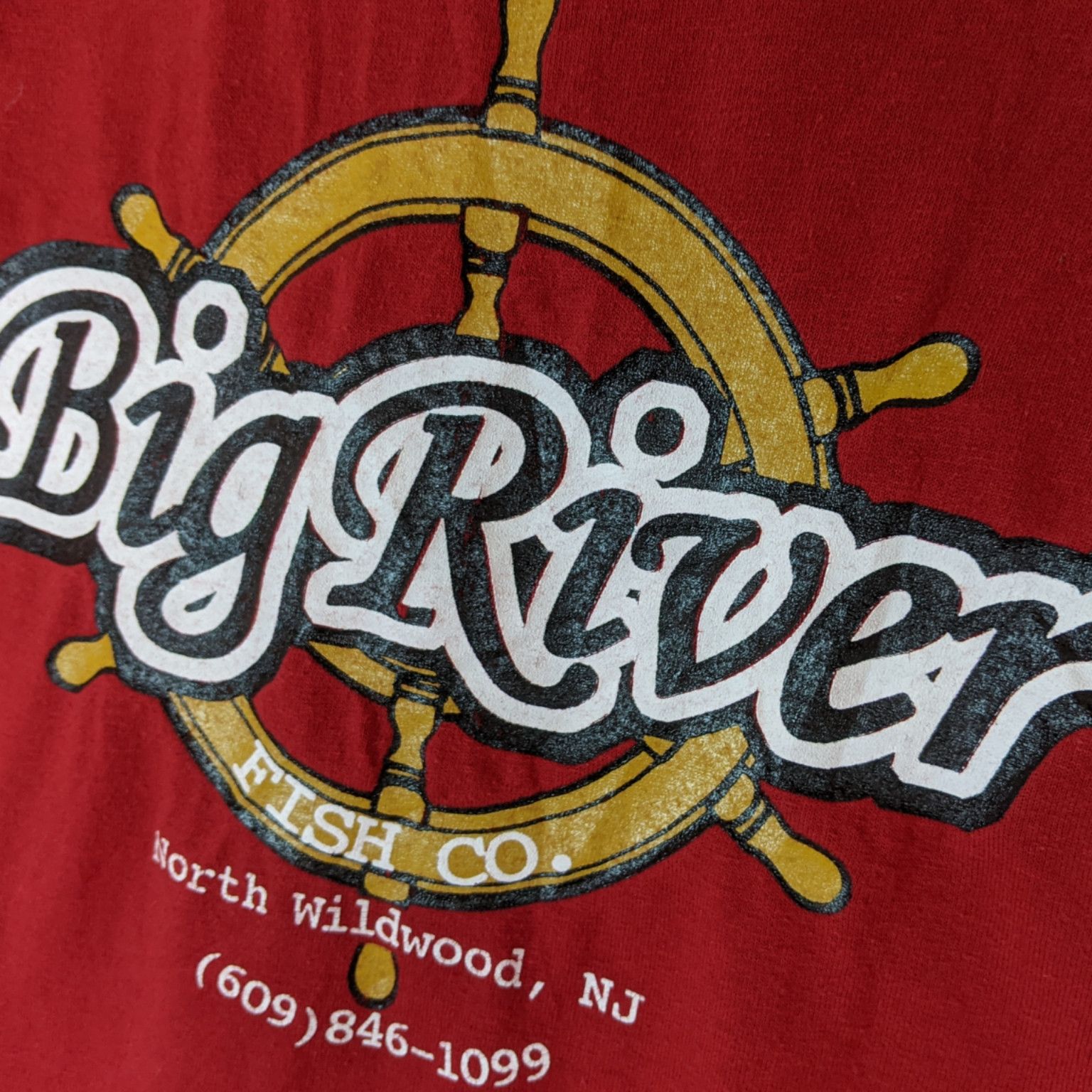 Jerzees Vintage 90's BIG RIVER Fish Co Jerzees T-Shirt Size US M / EU 48-50 / 2 - 5 Thumbnail