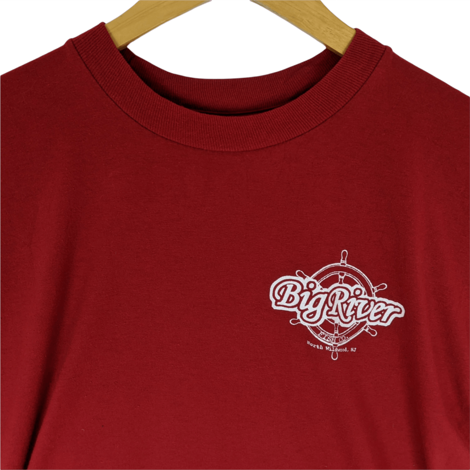 Jerzees Vintage 90's BIG RIVER Fish Co Jerzees T-Shirt Size US M / EU 48-50 / 2 - 7 Thumbnail