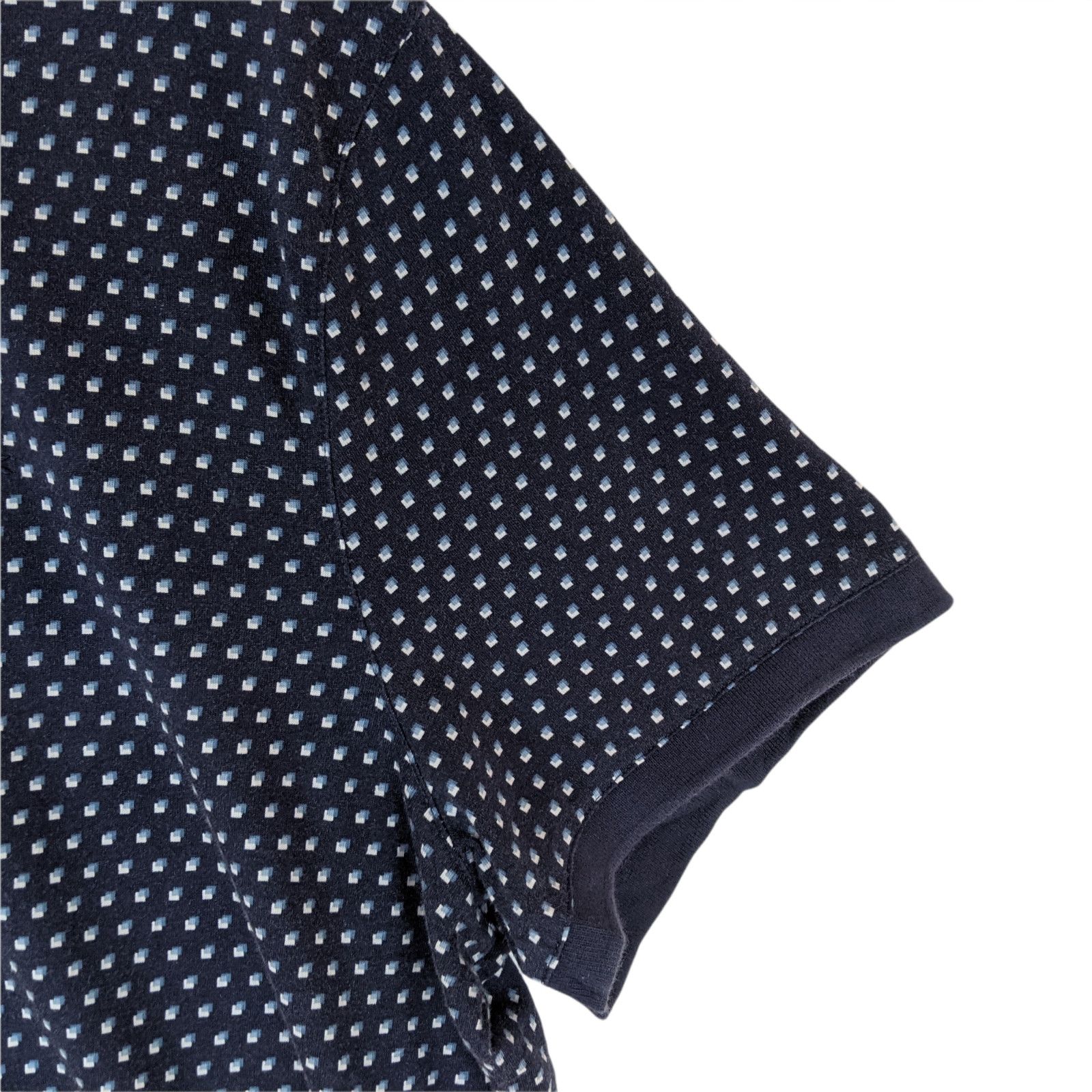 Michael Kors MICHAEL KORS Polka Dot Monogram Polo Shirt Size US XL / EU 56 / 4 - 5 Thumbnail