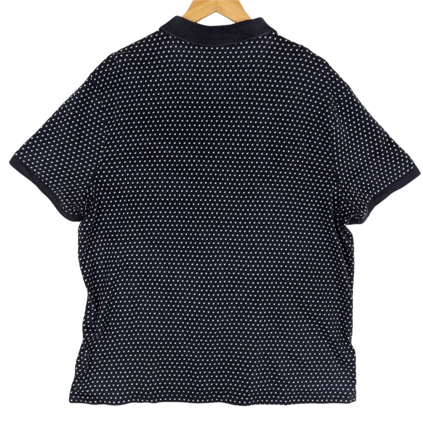 Michael Kors MICHAEL KORS Polka Dot Monogram Polo Shirt Size US XL / EU 56 / 4 - 7 Thumbnail