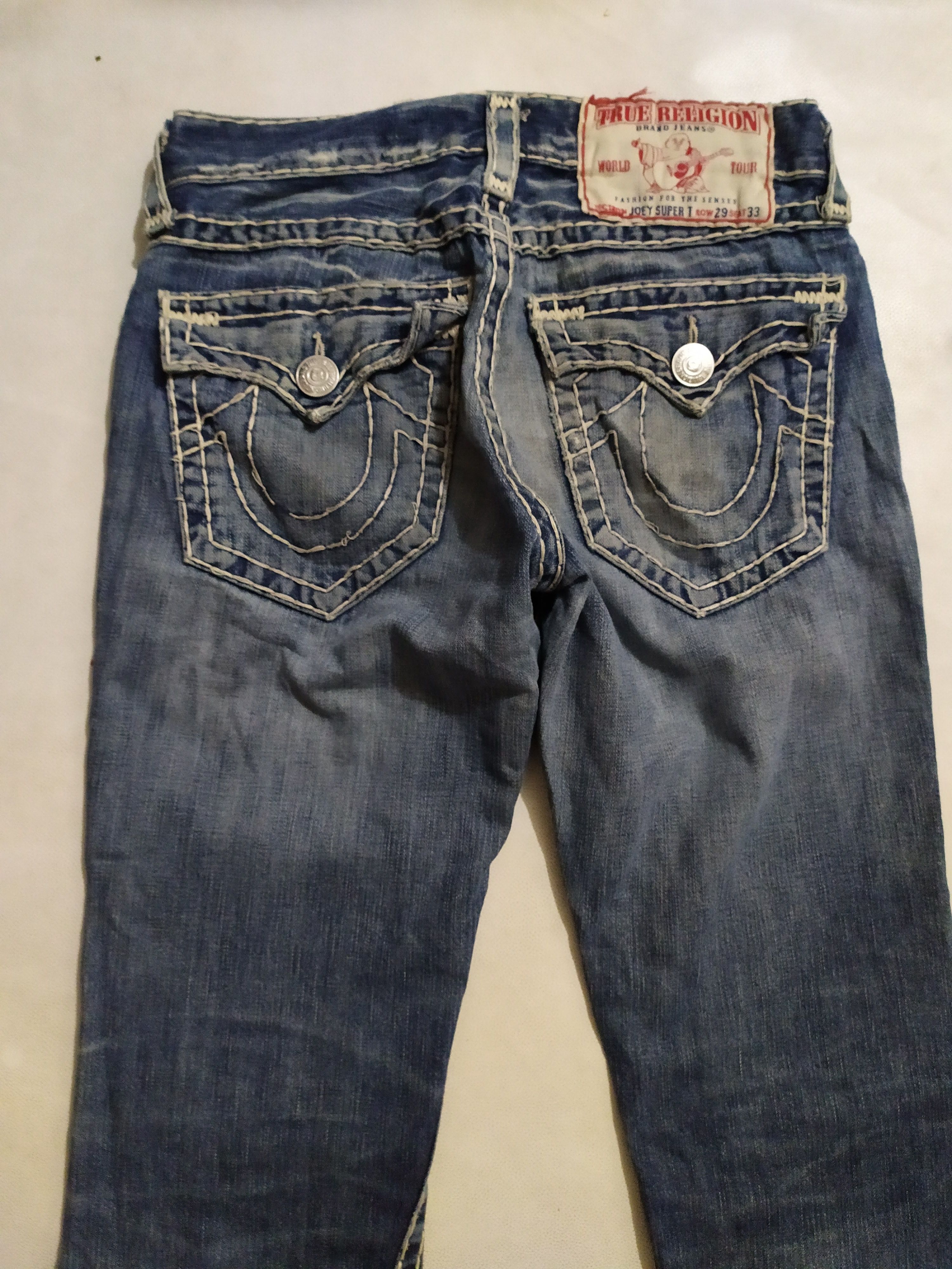 True Religion 🔥True Religion Joey Super T Bootcut Flare Denim Jeans Pants Size US 29 - 6 Thumbnail