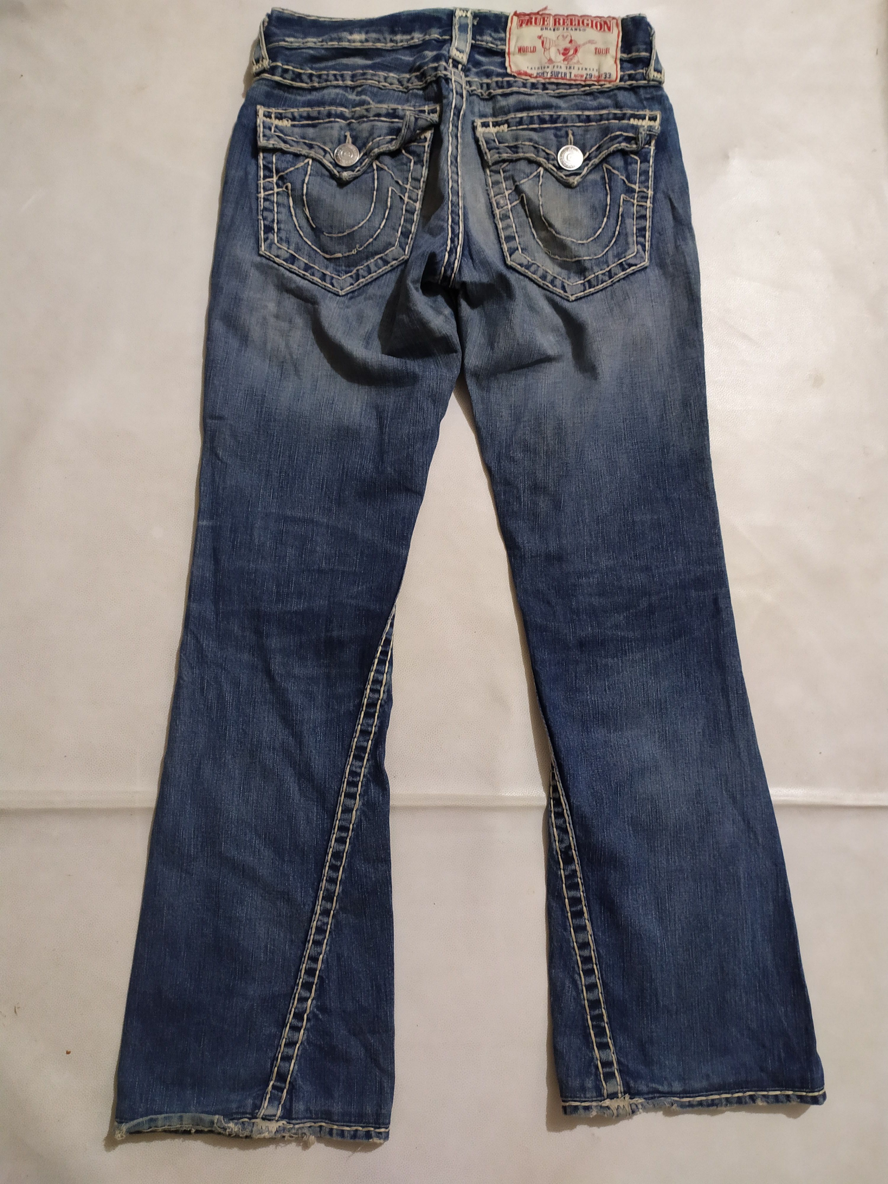 True Religion 🔥True Religion Joey Super T Bootcut Flare Denim Jeans Pants Size US 29 - 5 Thumbnail