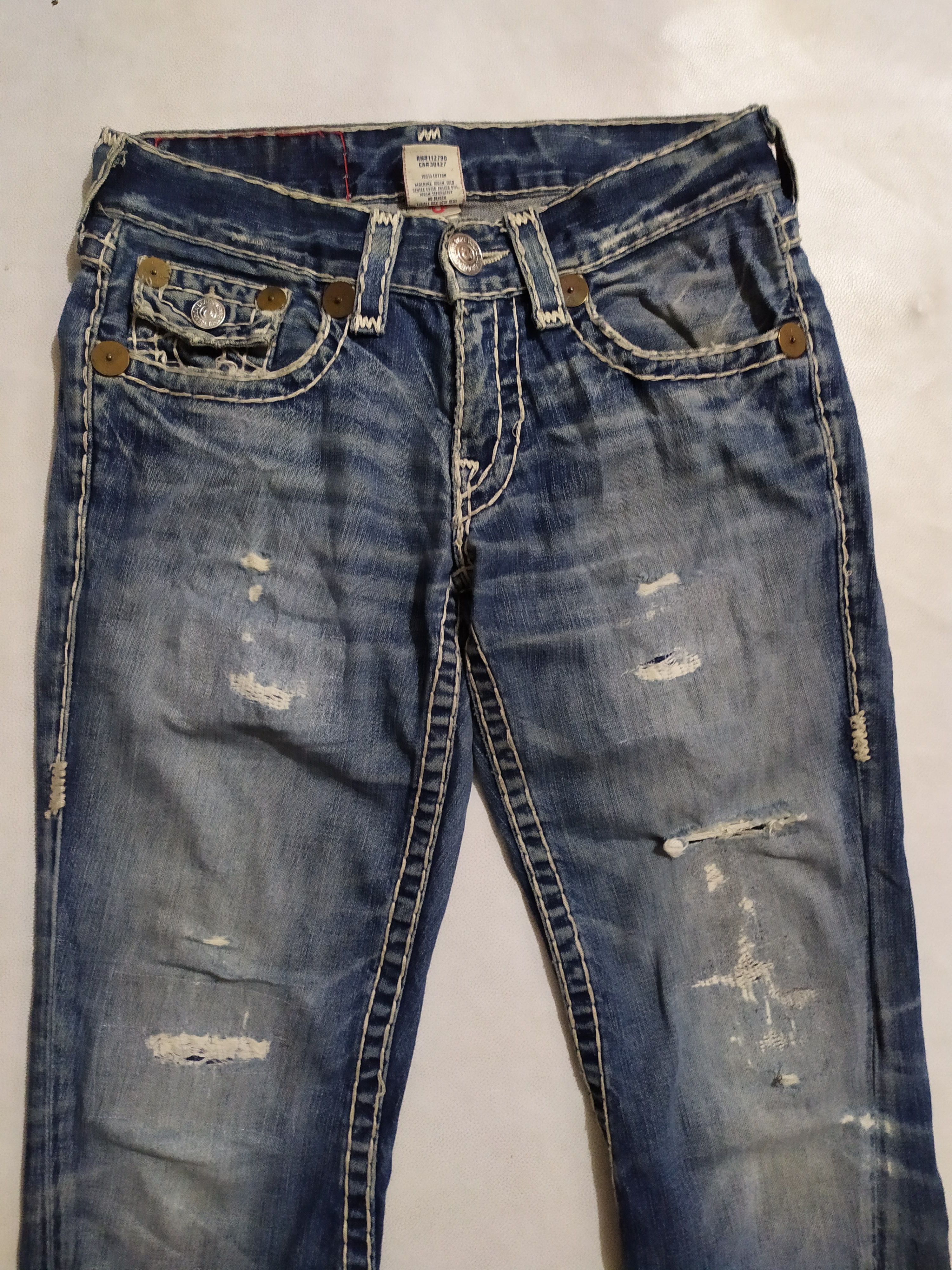 True Religion 🔥True Religion Joey Super T Bootcut Flare Denim Jeans Pants Size US 29 - 11 Thumbnail