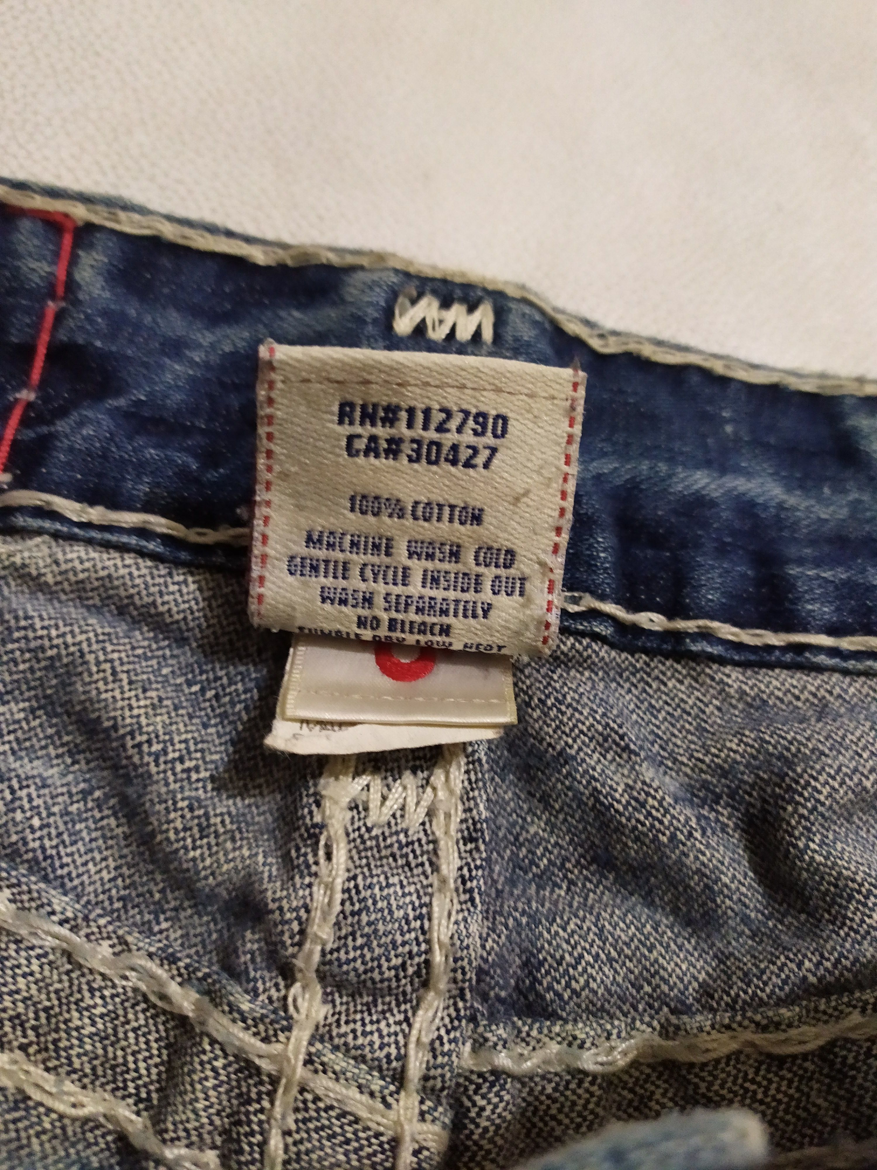 True Religion 🔥True Religion Joey Super T Bootcut Flare Denim Jeans Pants Size US 29 - 16 Thumbnail