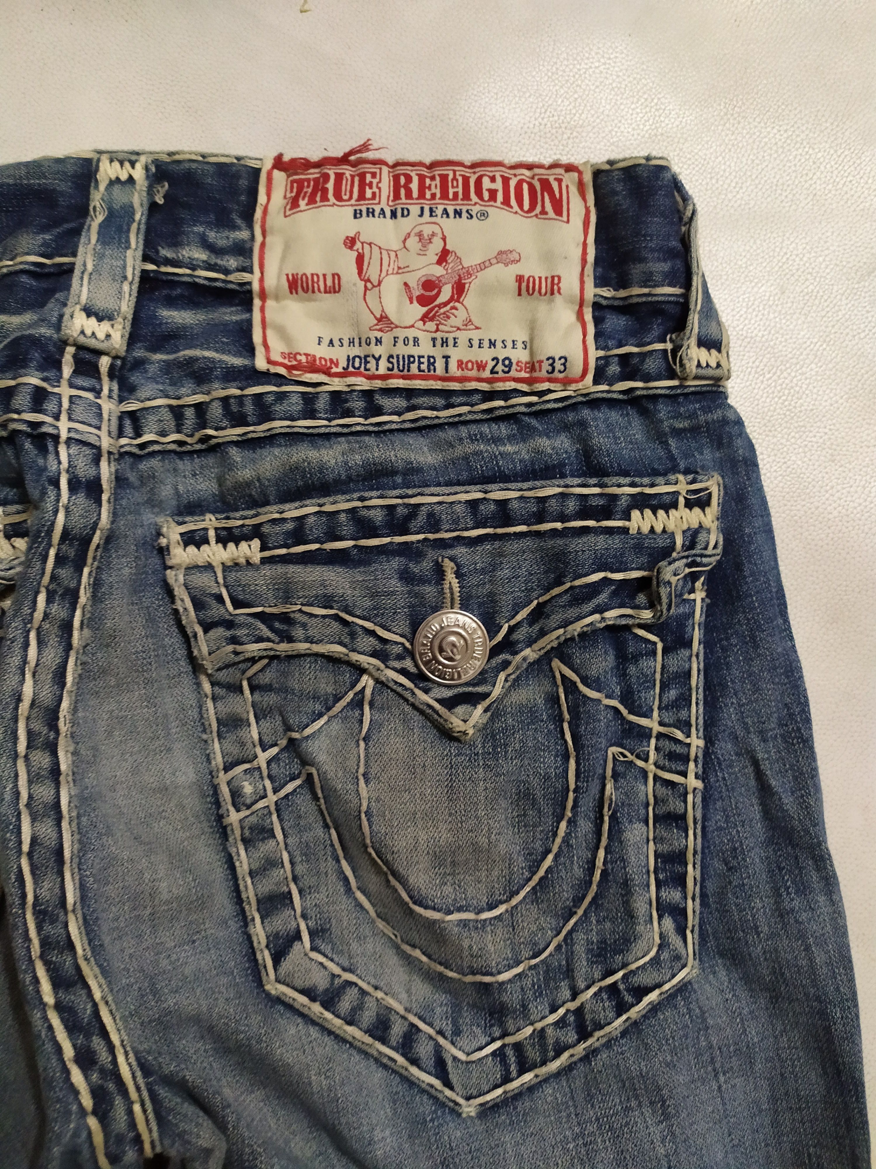 True Religion 🔥True Religion Joey Super T Bootcut Flare Denim Jeans Pants Size US 29 - 8 Thumbnail