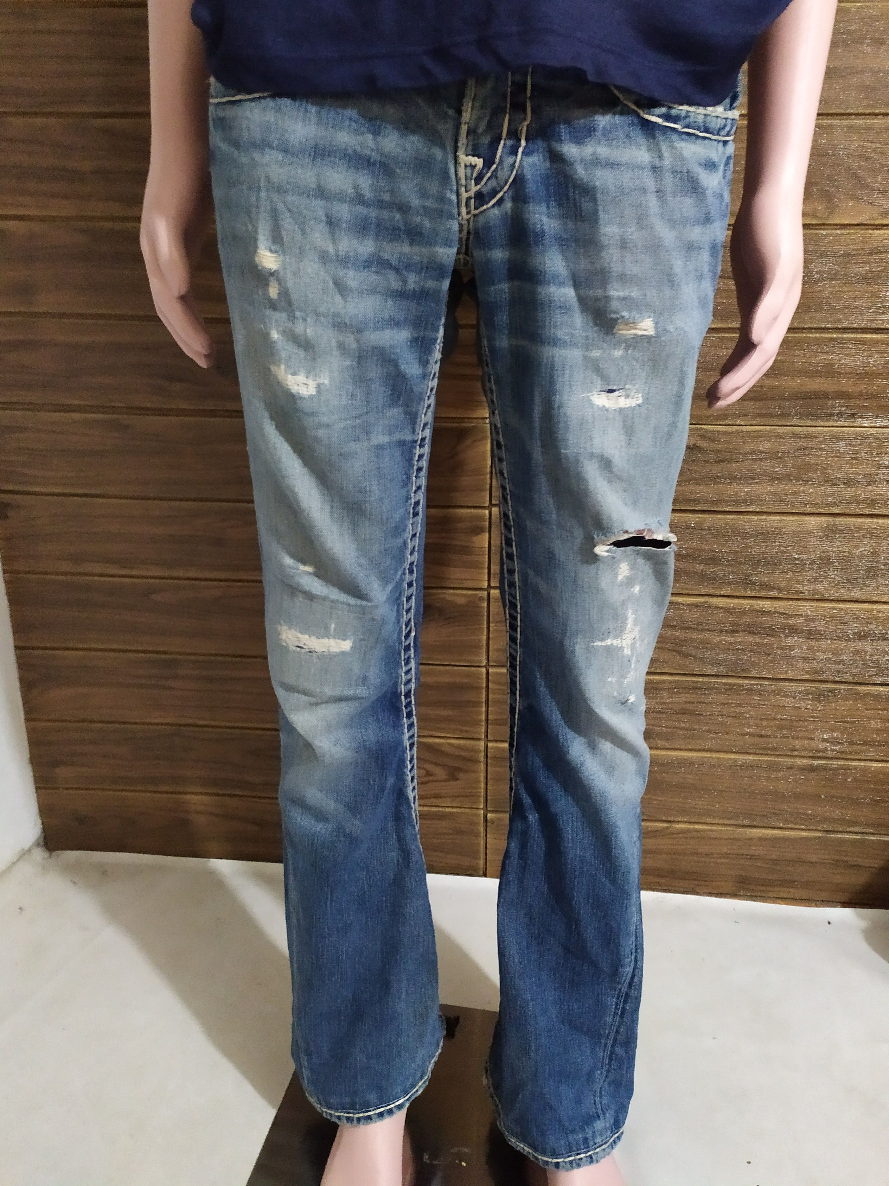 True Religion 🔥True Religion Joey Super T Bootcut Flare Denim Jeans Pants Size US 29 - 4 Thumbnail