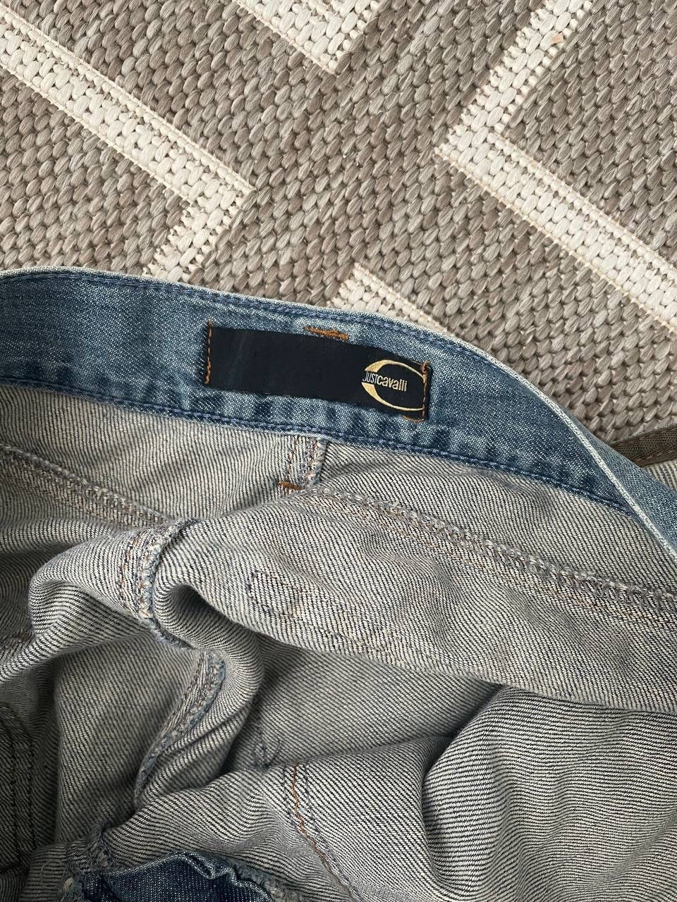 Just Cavalli Japanese cargo Denim multipocket Just Cavalli pants bondage Size US 33 - 11 Thumbnail