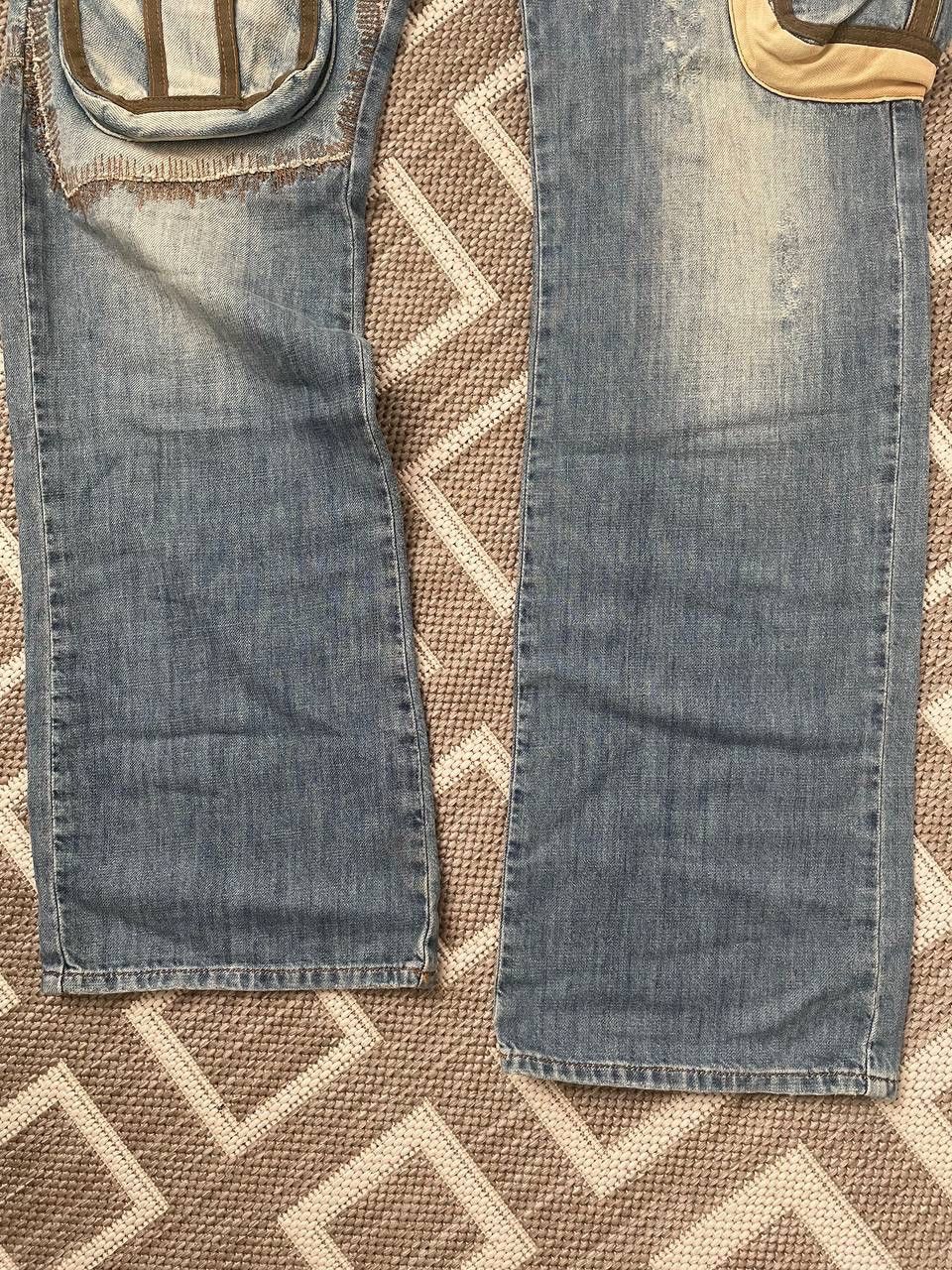 Just Cavalli Japanese cargo Denim multipocket Just Cavalli pants bondage Size US 33 - 10 Thumbnail