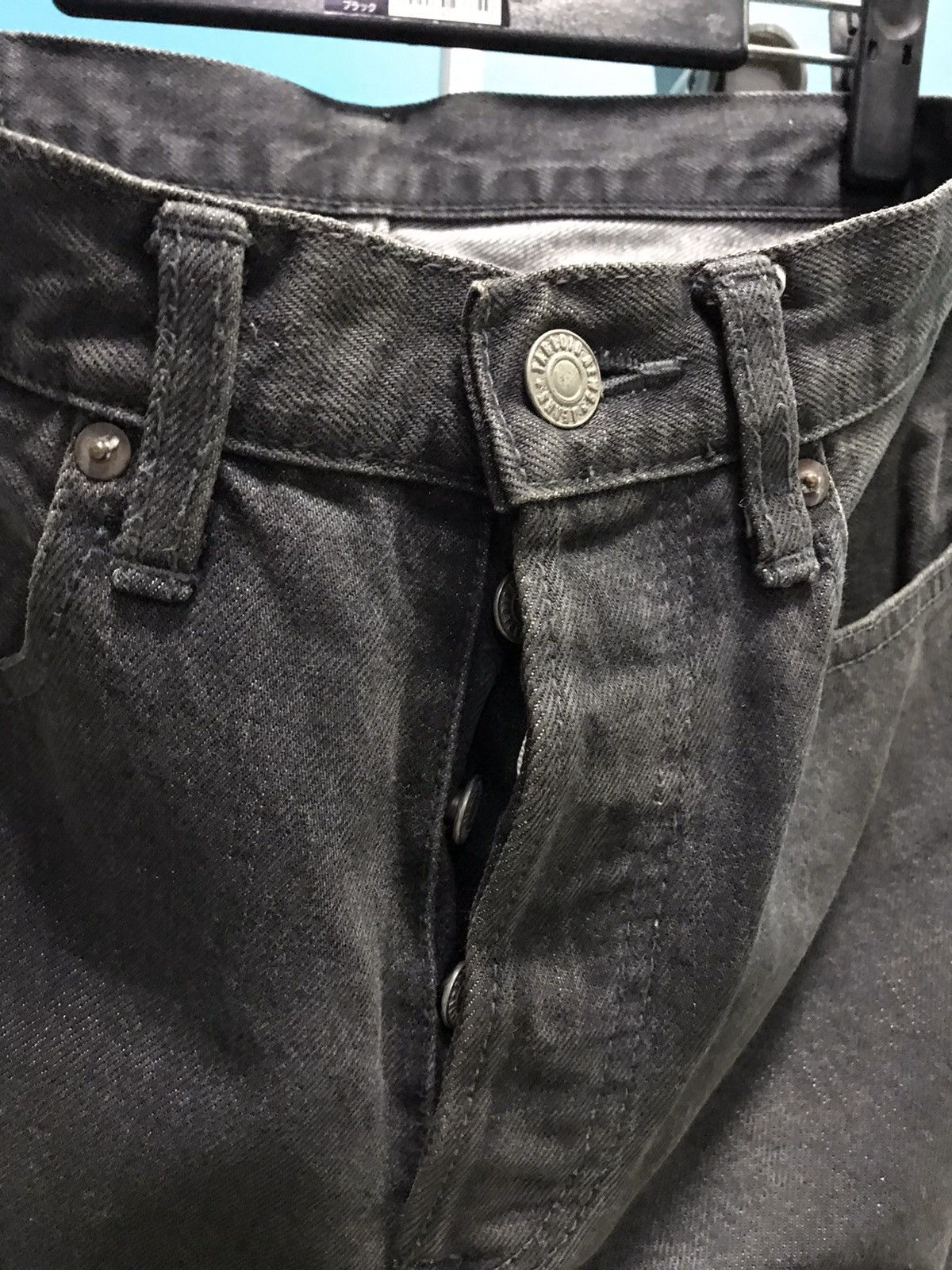 Japanese Brand TABLOID NEWS Japan Dark Grey Denim Jeans Made In Japan Size US 30 / EU 46 - 4 Thumbnail