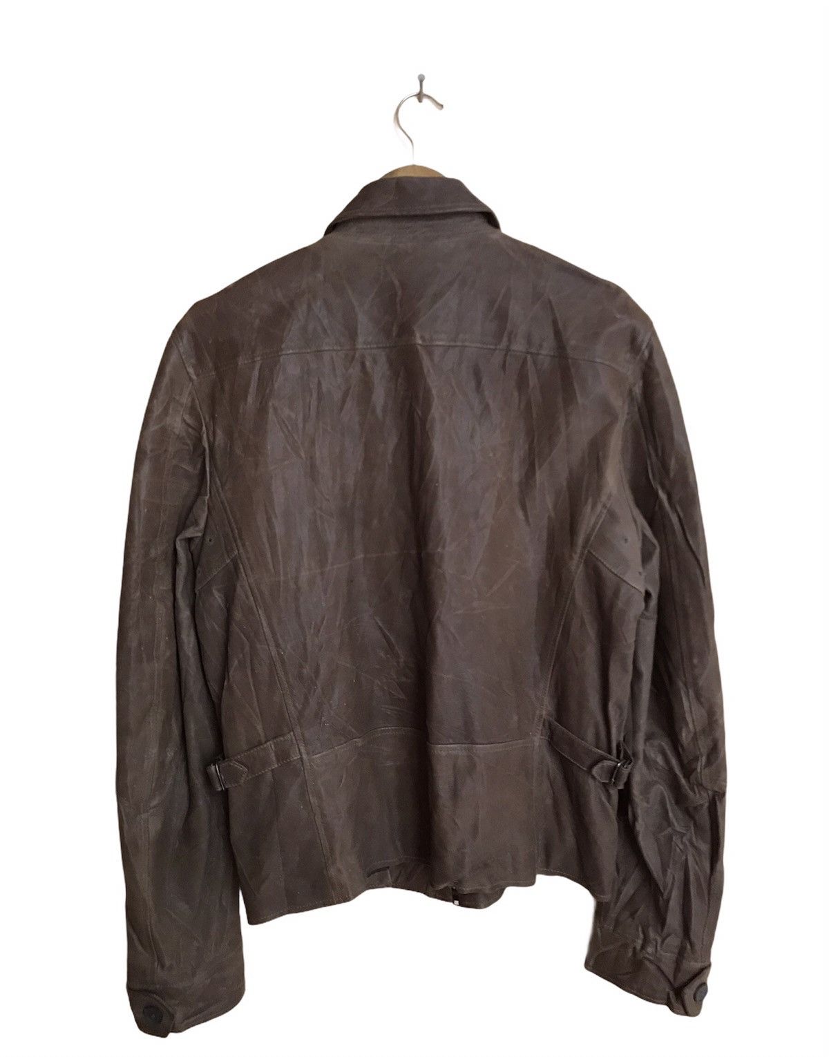 Jil Sander RARE JIL SANDER RAF SIMON BIKER LEATHER JACKET Size US S / EU 44-46 / 1 - 4 Thumbnail