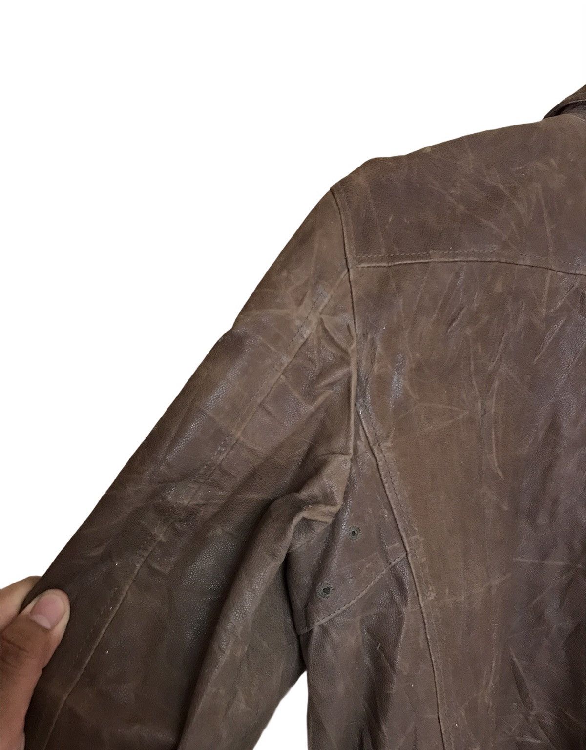 Jil Sander RARE JIL SANDER RAF SIMON BIKER LEATHER JACKET Size US S / EU 44-46 / 1 - 9 Thumbnail