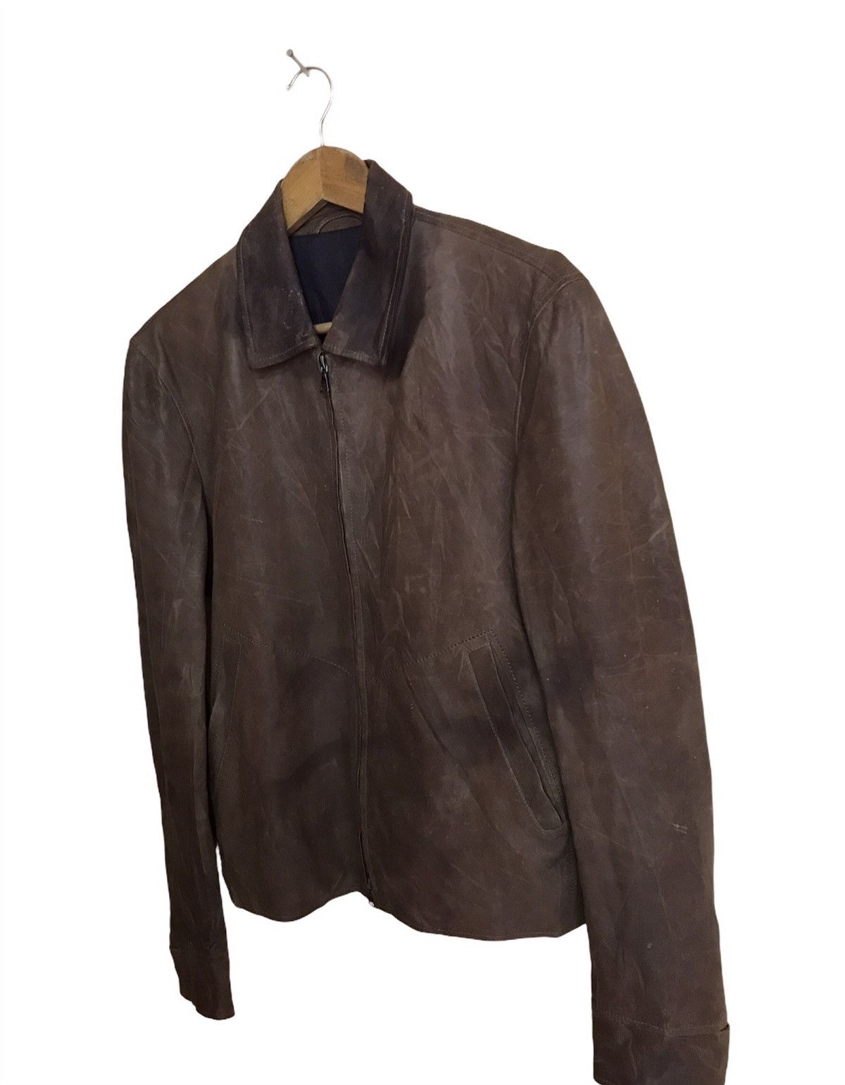 Jil Sander RARE JIL SANDER RAF SIMON BIKER LEATHER JACKET Size US S / EU 44-46 / 1 - 3 Thumbnail
