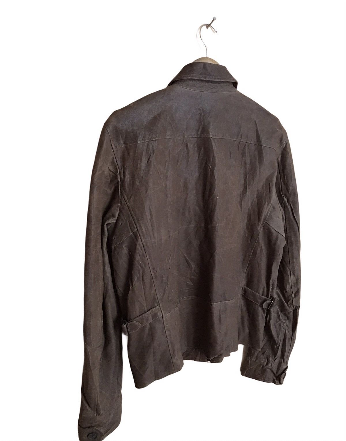 Jil Sander RARE JIL SANDER RAF SIMON BIKER LEATHER JACKET Size US S / EU 44-46 / 1 - 5 Thumbnail