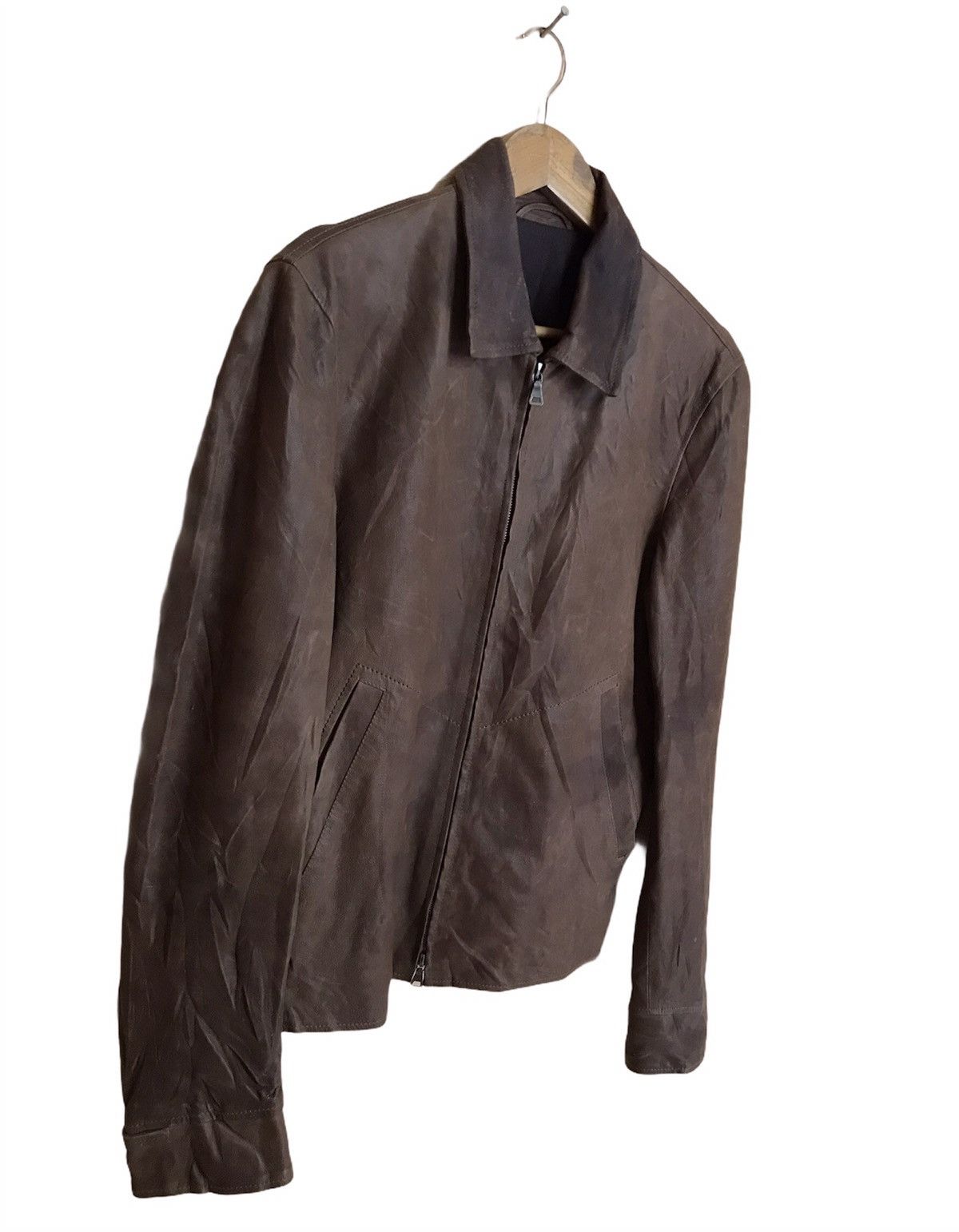 Jil Sander RARE JIL SANDER RAF SIMON BIKER LEATHER JACKET Size US S / EU 44-46 / 1 - 2 Thumbnail