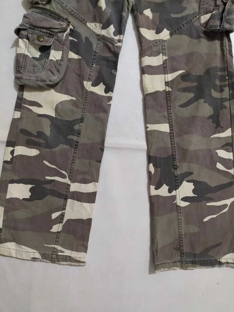 Japanese Brand 🔥UNKNOWN Cargo Multipocket Gas Mask Tactical Camo Pants Size US 29 - 3 Thumbnail