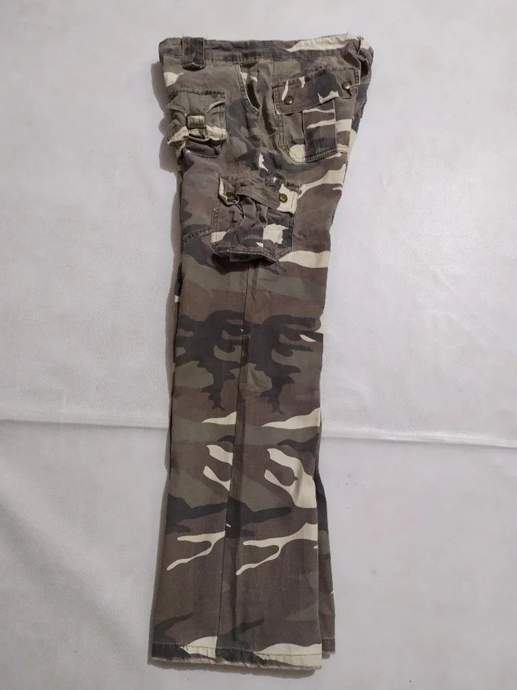 Japanese Brand 🔥UNKNOWN Cargo Multipocket Gas Mask Tactical Camo Pants Size US 29 - 9 Thumbnail