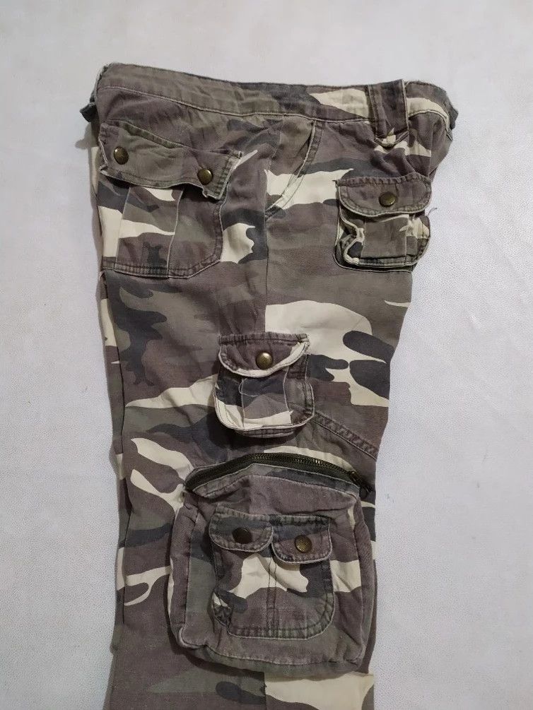 Japanese Brand 🔥UNKNOWN Cargo Multipocket Gas Mask Tactical Camo Pants Size US 29 - 8 Thumbnail