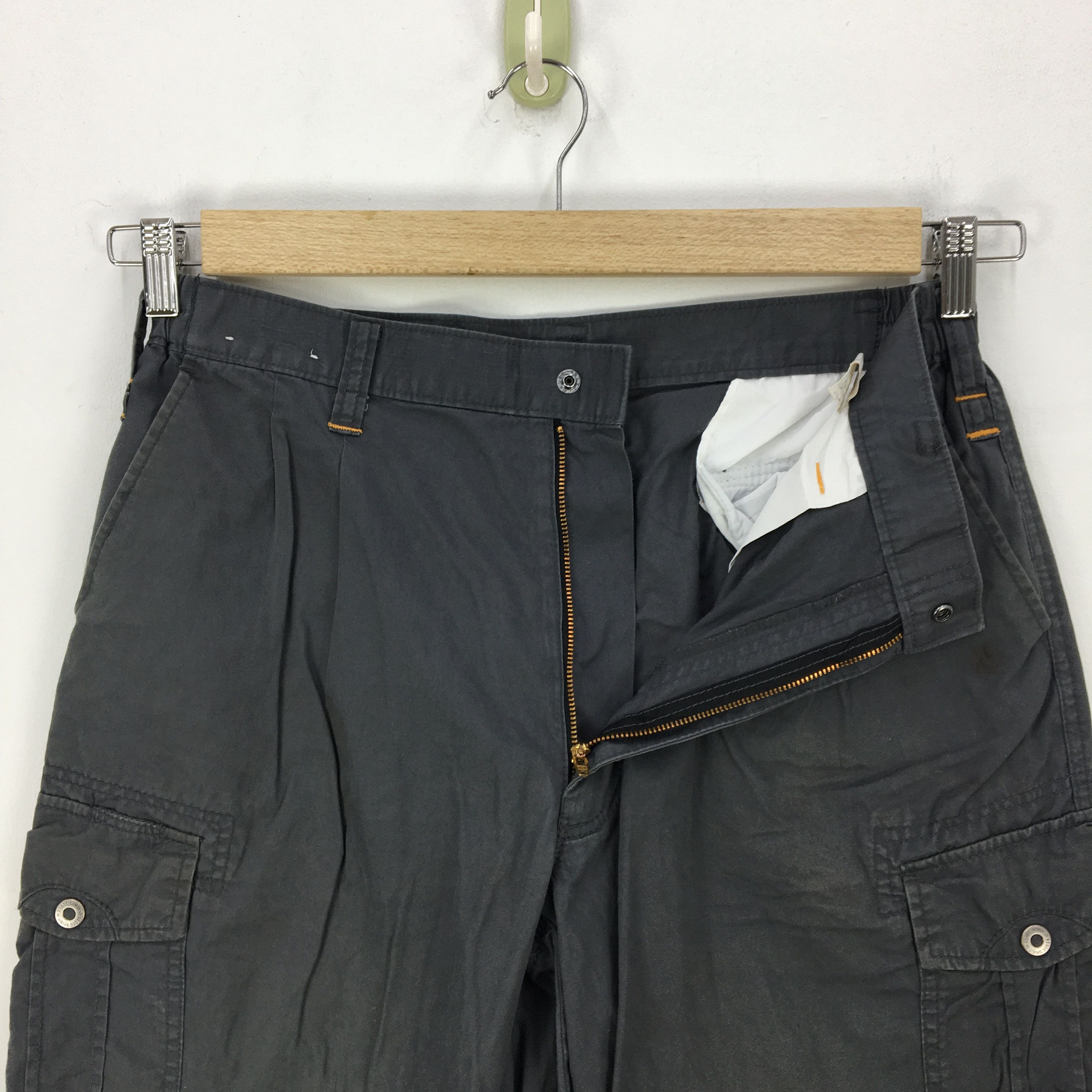 Japanese Brand × Vintage Japanese Cargo Pants Multi Pocket Tactical Utility Trousers Size US 32 / EU 48 - 6 Thumbnail