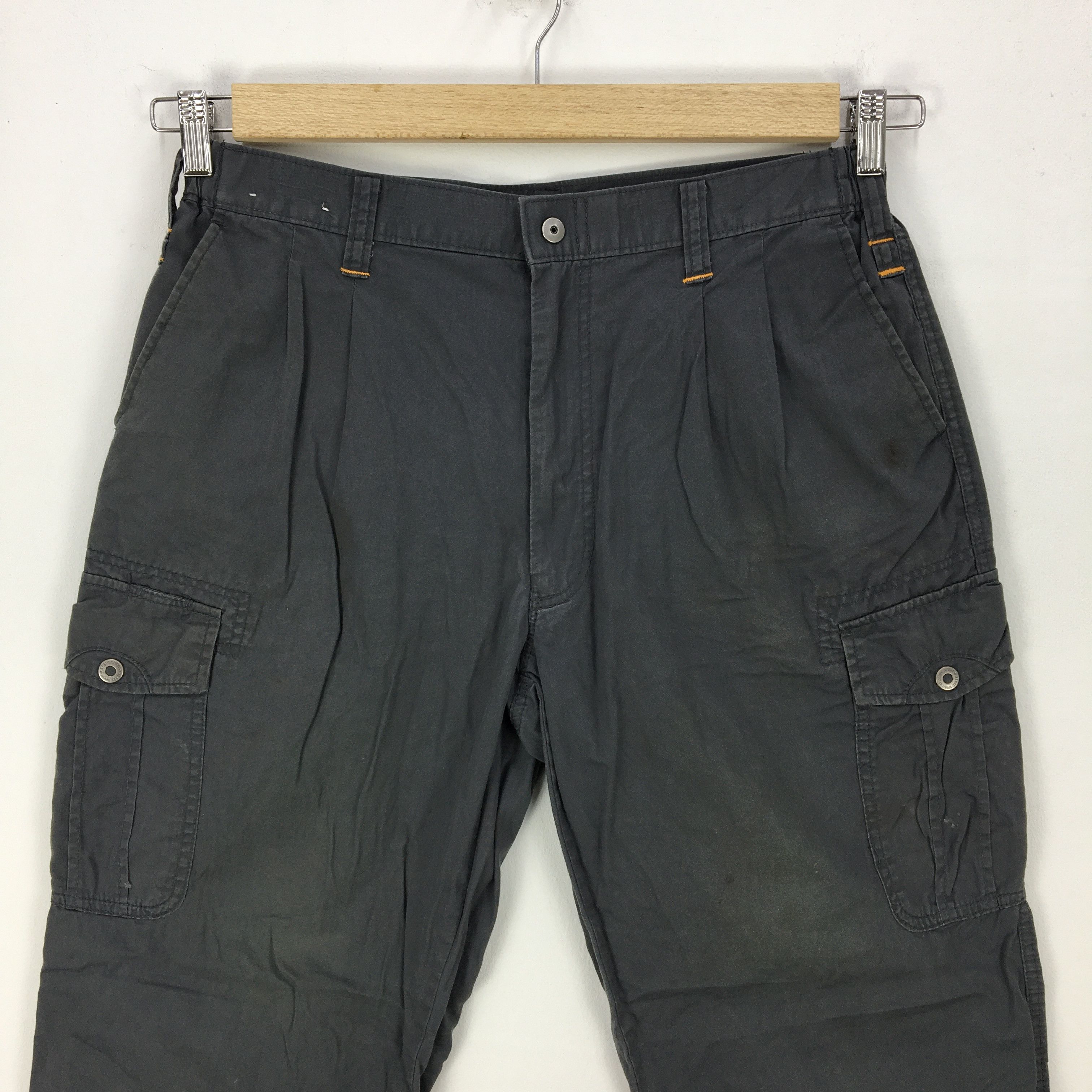 Japanese Brand × Vintage Japanese Cargo Pants Multi Pocket Tactical Utility Trousers Size US 32 / EU 48 - 3 Thumbnail