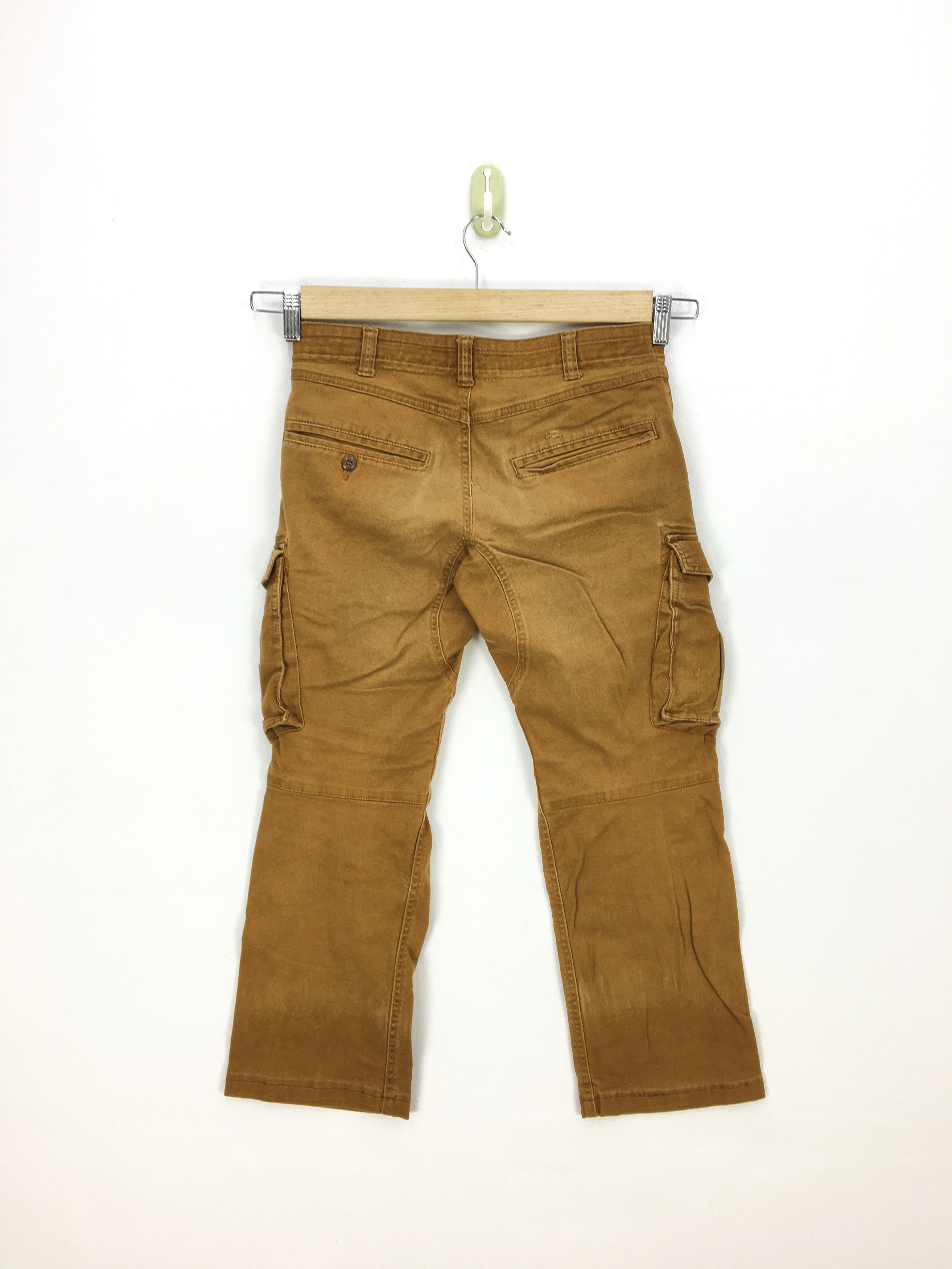 Japanese Brand × Vintage Japanese Cargo Pants Multi Pocket Military Fatigue Trousers Size 29" - 2 Thumbnail