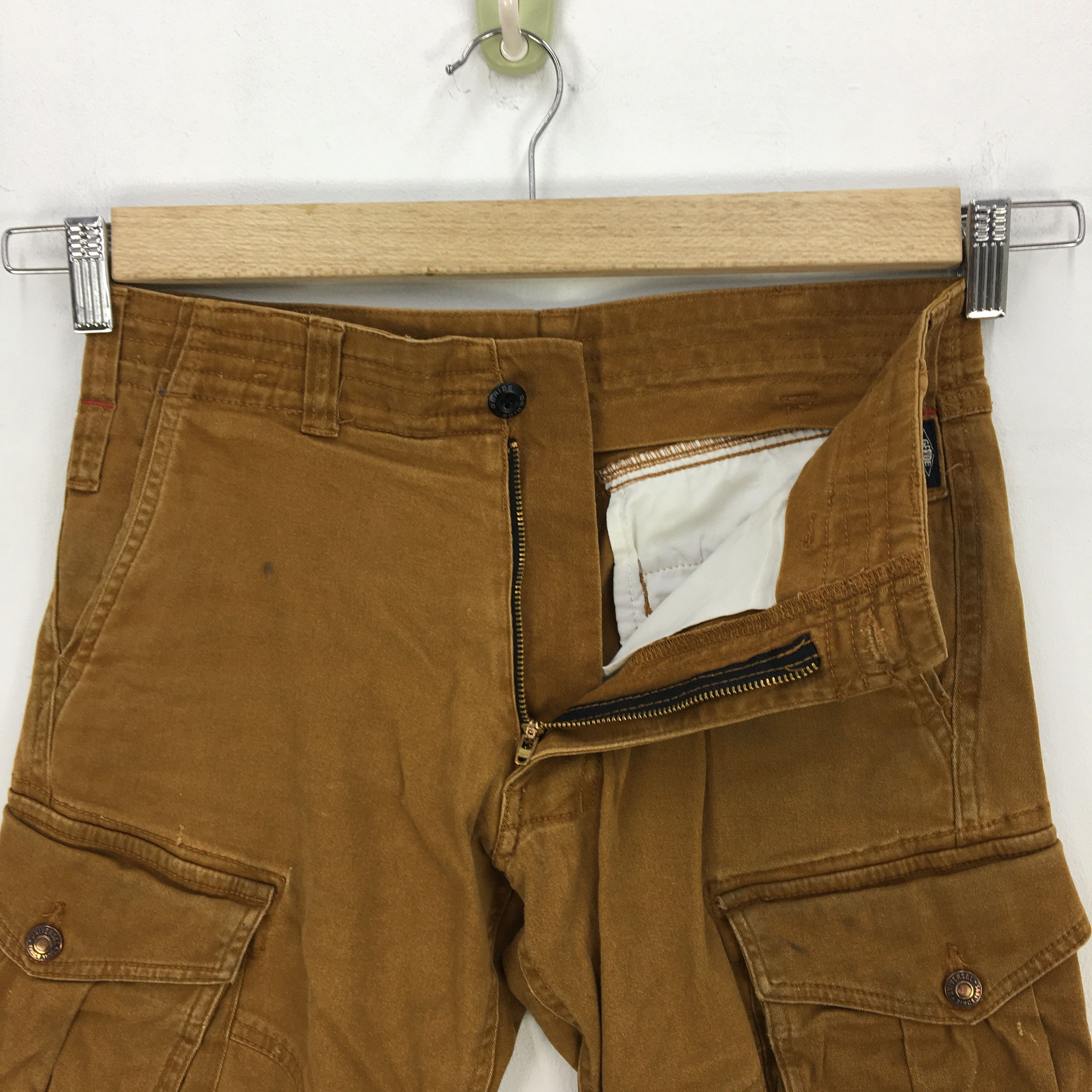 Japanese Brand × Vintage Japanese Cargo Pants Multi Pocket Military Fatigue Trousers Size 29" - 6 Thumbnail