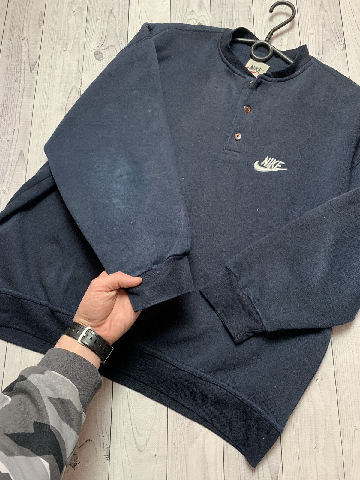 Nike × Vintage Vintage Nike sweatshirt logo size M/L Size US M / EU 48-50 / 2 - 5 Thumbnail