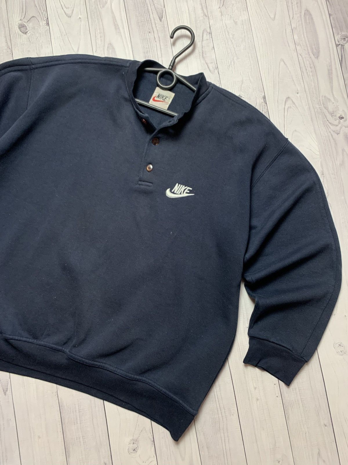 Nike × Vintage Vintage Nike sweatshirt logo size M/L Size US M / EU 48-50 / 2 - 2 Thumbnail