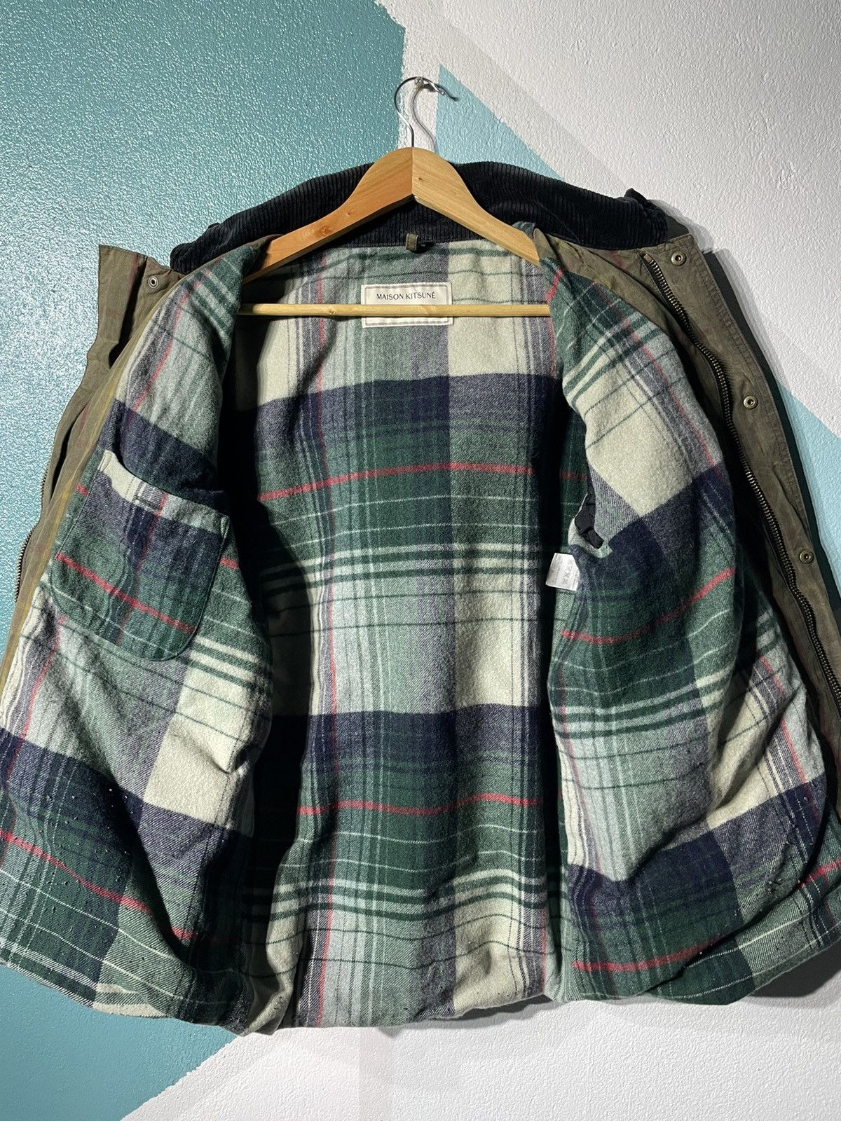 Maison Kitsune Maison Kitsune waxed jacket parka Size US S / EU 44-46 / 1 - 3 Thumbnail