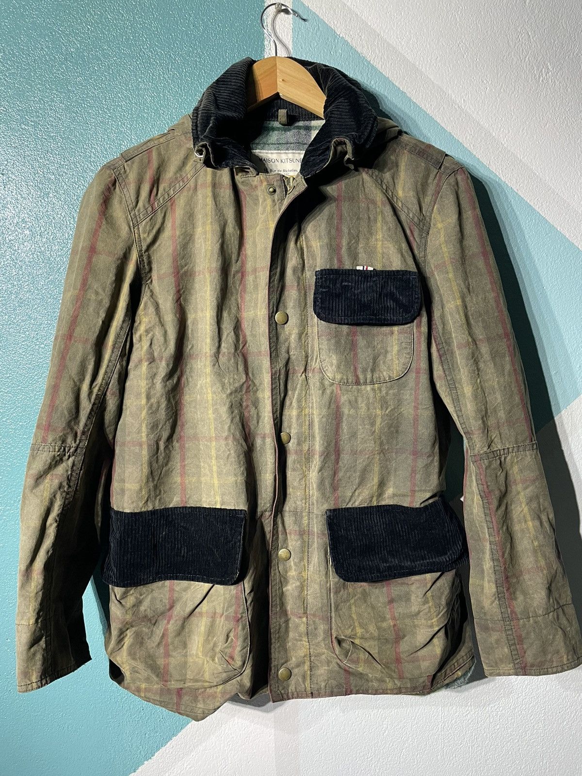 Maison Kitsune Maison Kitsune waxed jacket parka Size US S / EU 44-46 / 1 - 1 Thumbnail