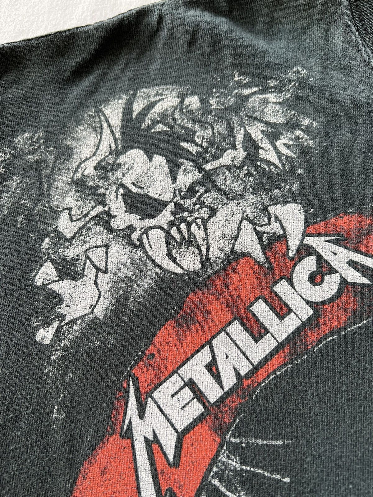 Band Tees Vintage 2000s Metallica Rock Band Faded Black Tee Size US L / EU 52-54 / 3 - 6 Thumbnail