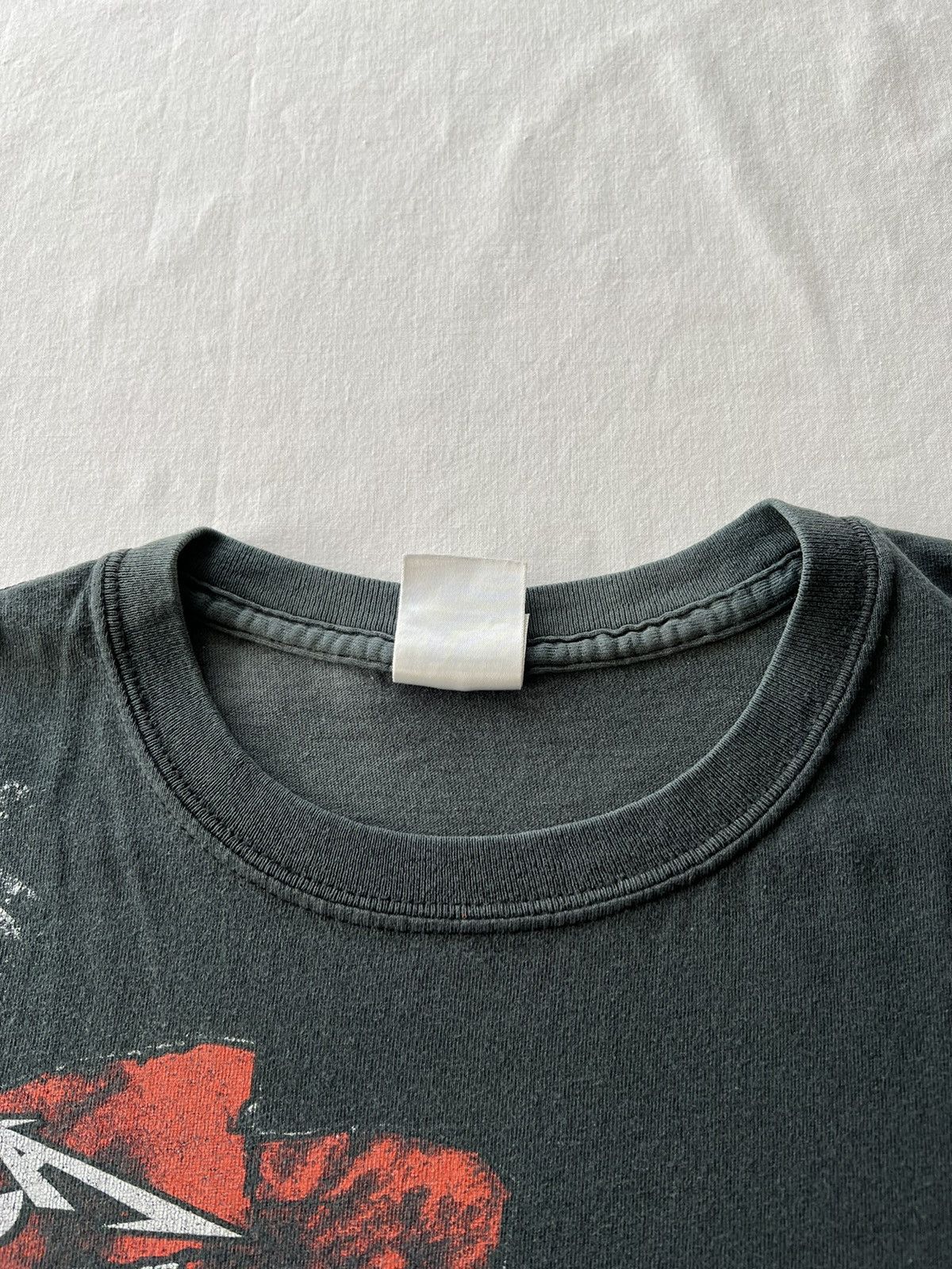 Band Tees Vintage 2000s Metallica Rock Band Faded Black Tee Size US L / EU 52-54 / 3 - 12 Thumbnail