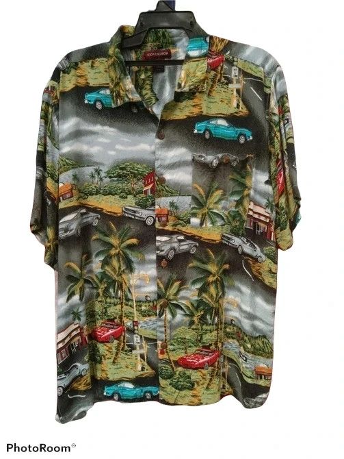 Covington VTG. 90's FASHIONISTA RAYON SHIRT Size US XL / EU 56 / 4 - 13 Thumbnail
