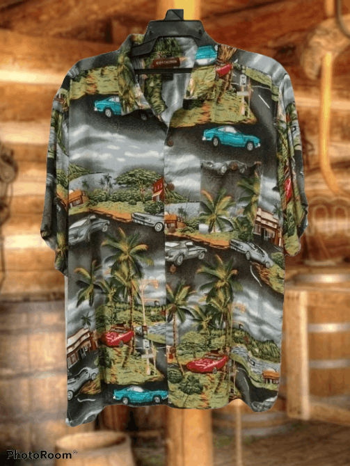 Covington VTG. 90's FASHIONISTA RAYON SHIRT Size US XL / EU 56 / 4 - 2 Thumbnail