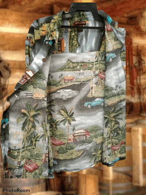Covington VTG. 90's FASHIONISTA RAYON SHIRT Size US XL / EU 56 / 4 - 4 Thumbnail