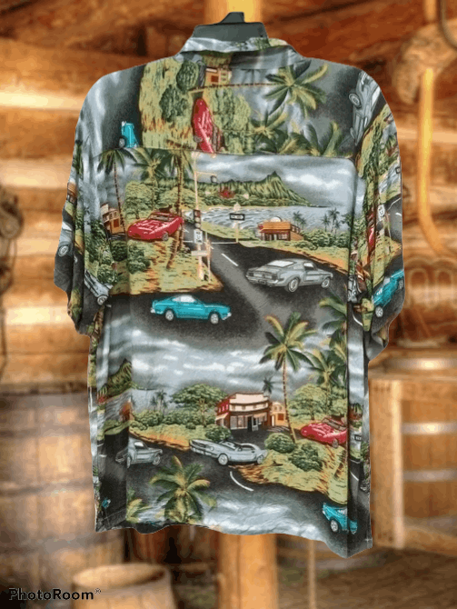 Covington VTG. 90's FASHIONISTA RAYON SHIRT Size US XL / EU 56 / 4 - 3 Thumbnail