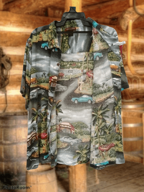 Covington VTG. 90's FASHIONISTA RAYON SHIRT Size US XL / EU 56 / 4 - 5 Thumbnail